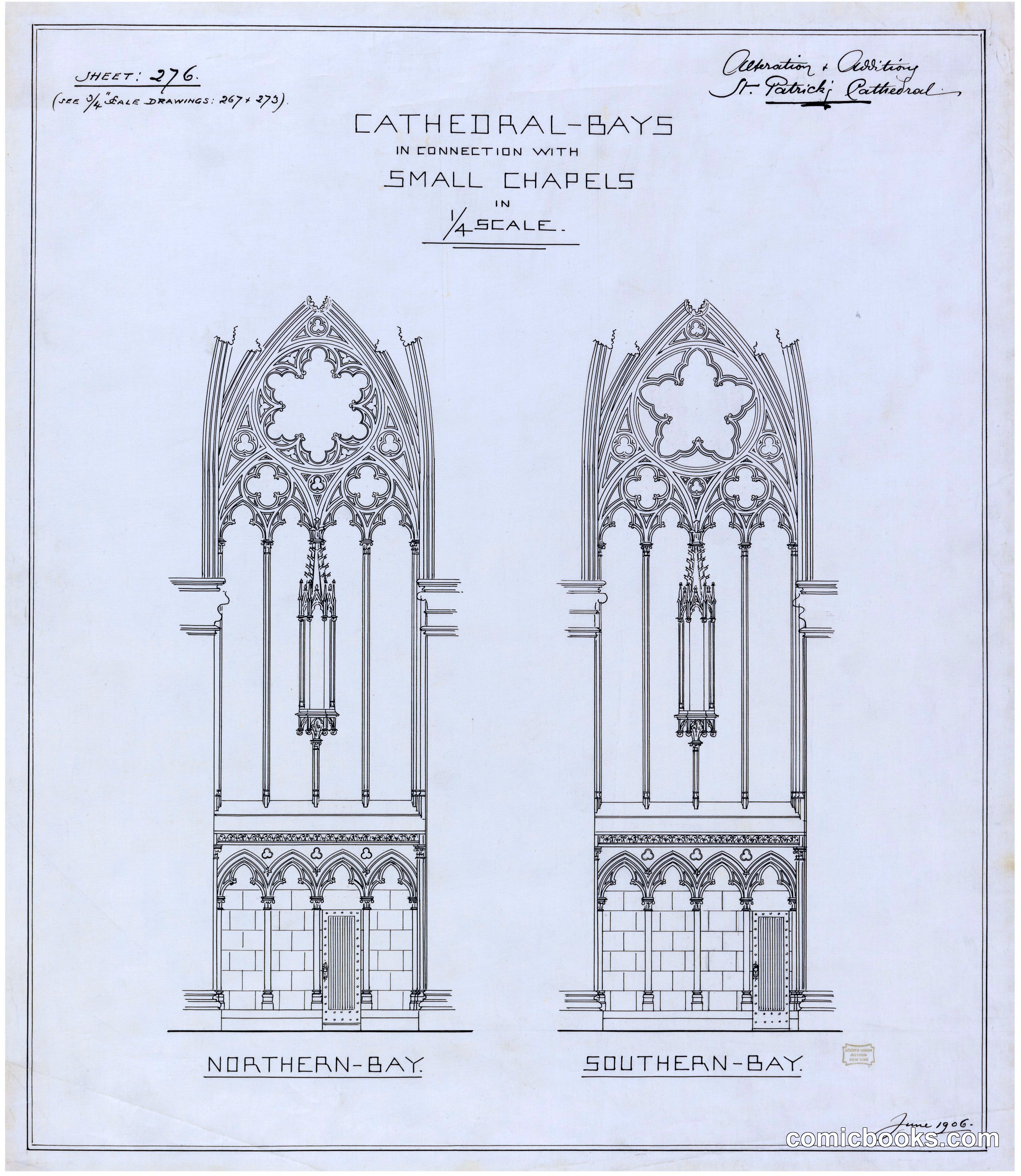 Cathedral Bays in Connection with Small Chapels, St. Patrick's Cathedral