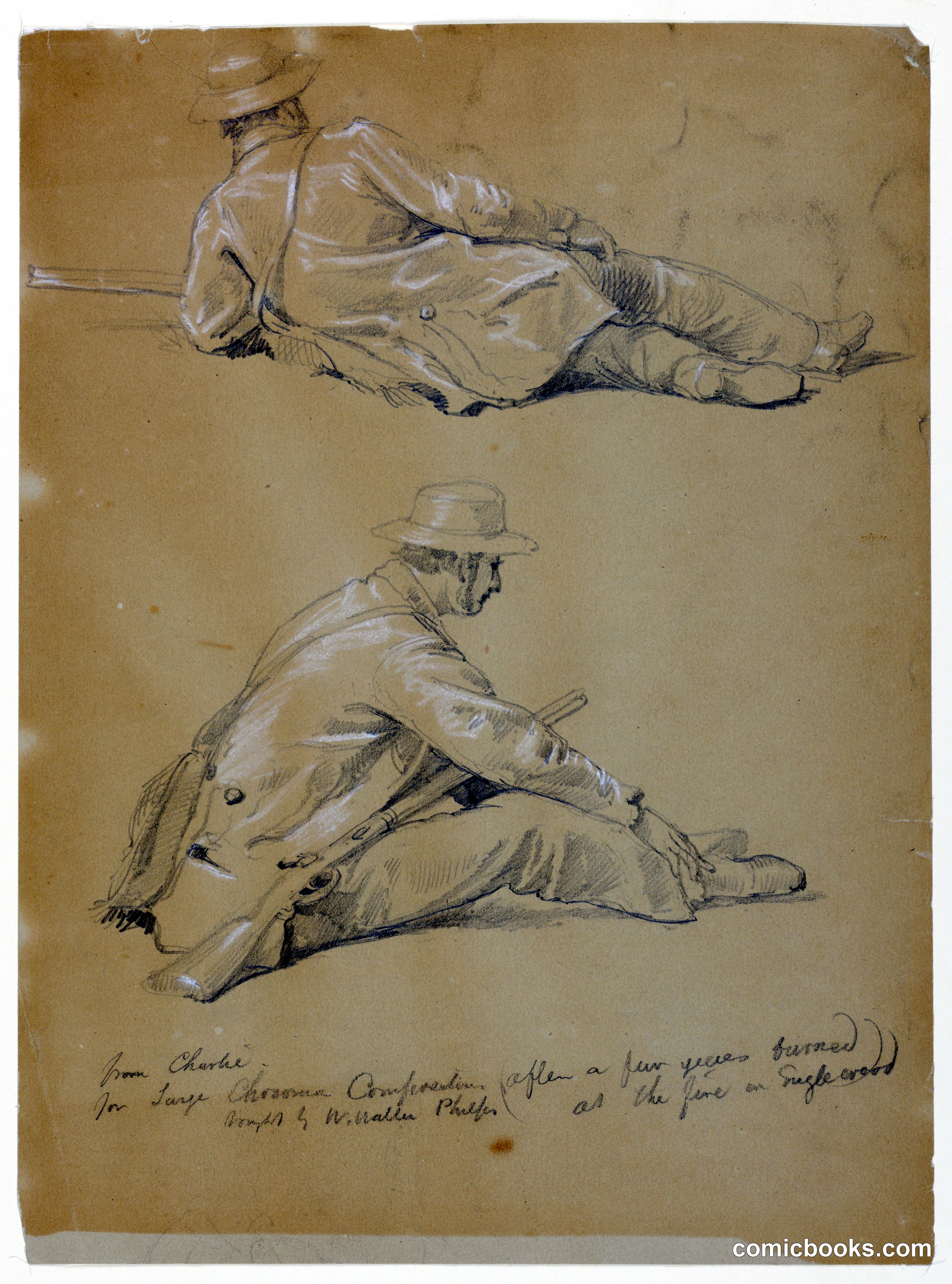 Two Studies of the Artist's Son Charlie