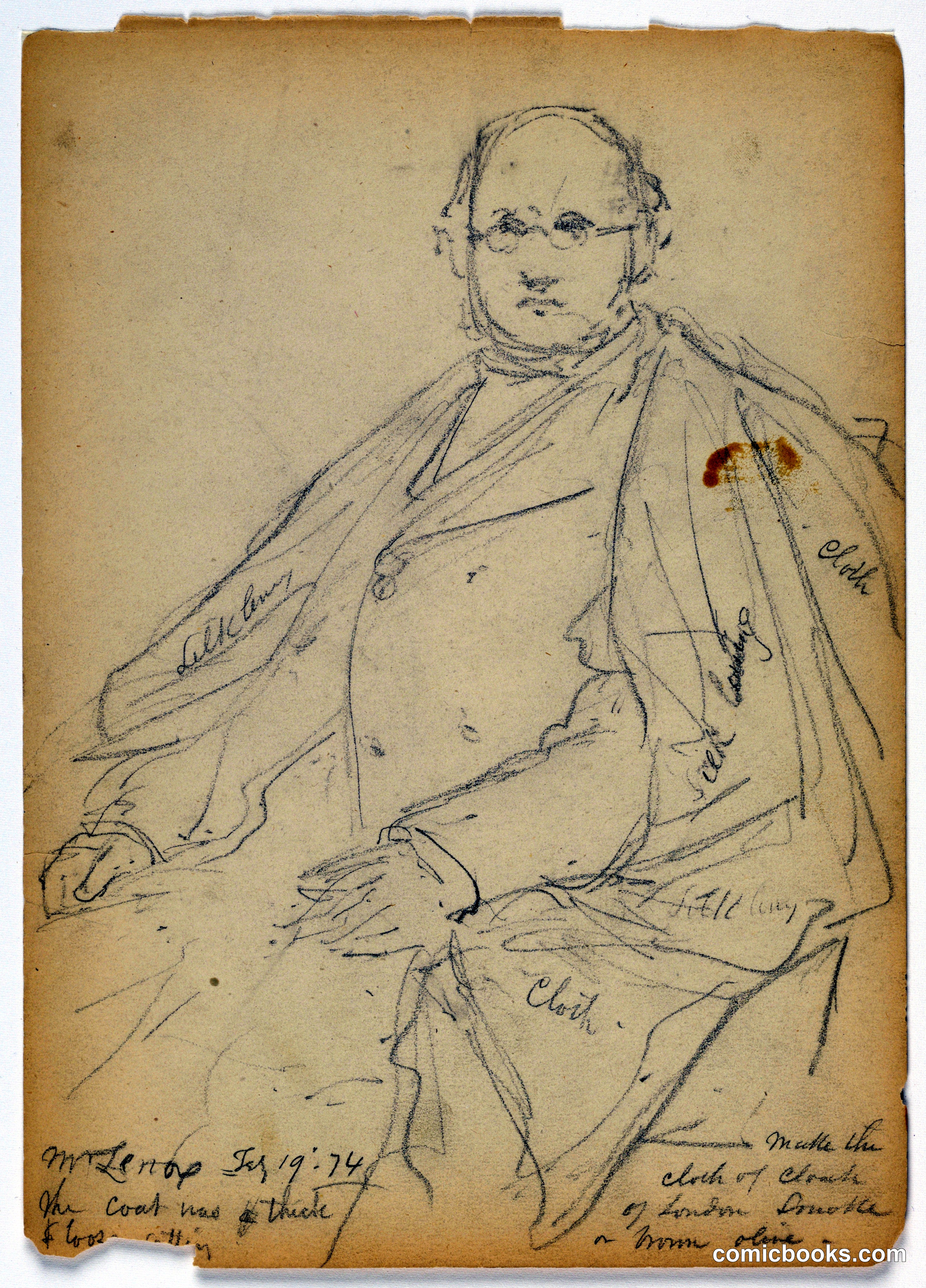 James Lenox Seated