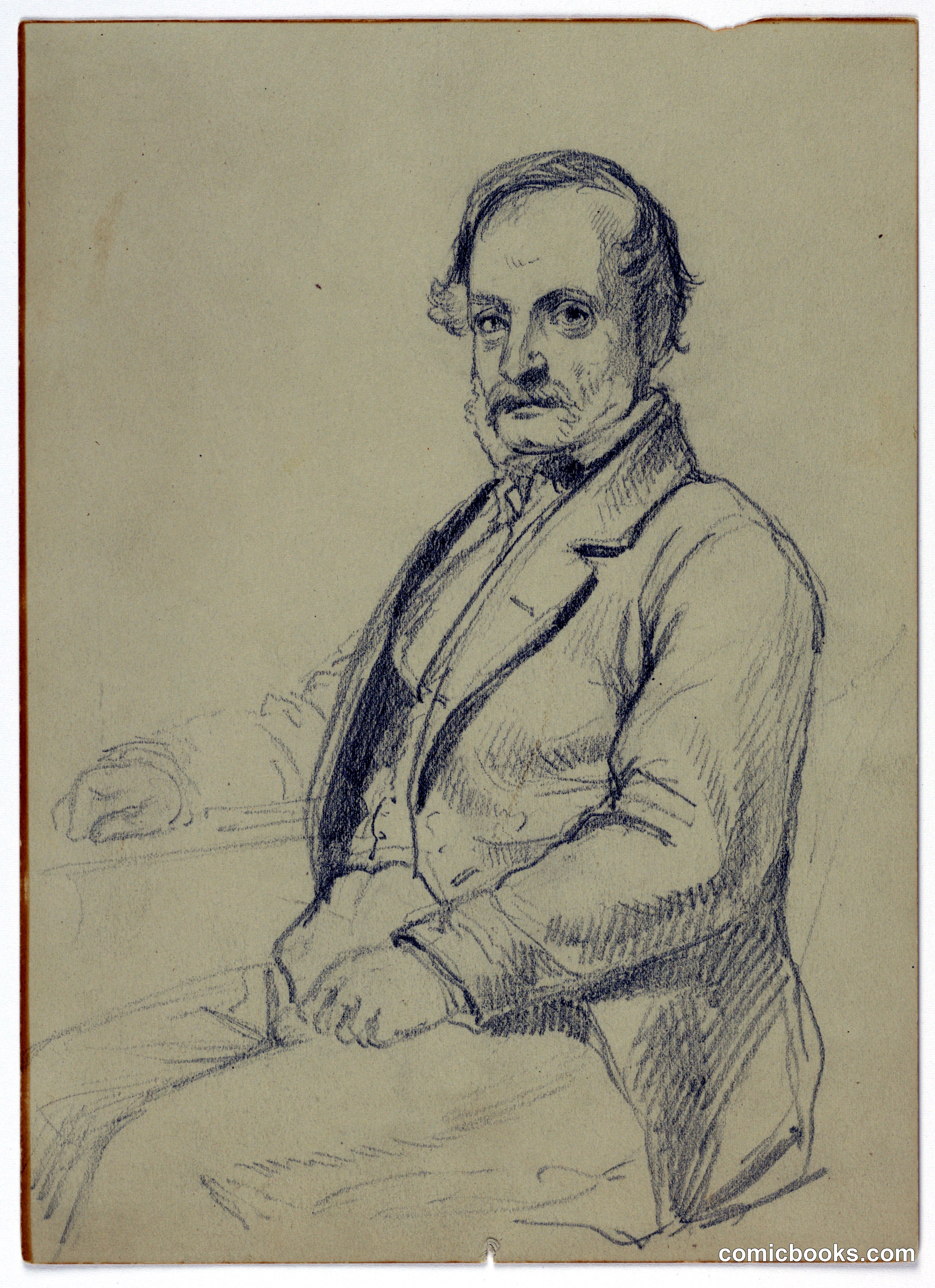 Portrait Study of a Seated Gentleman
