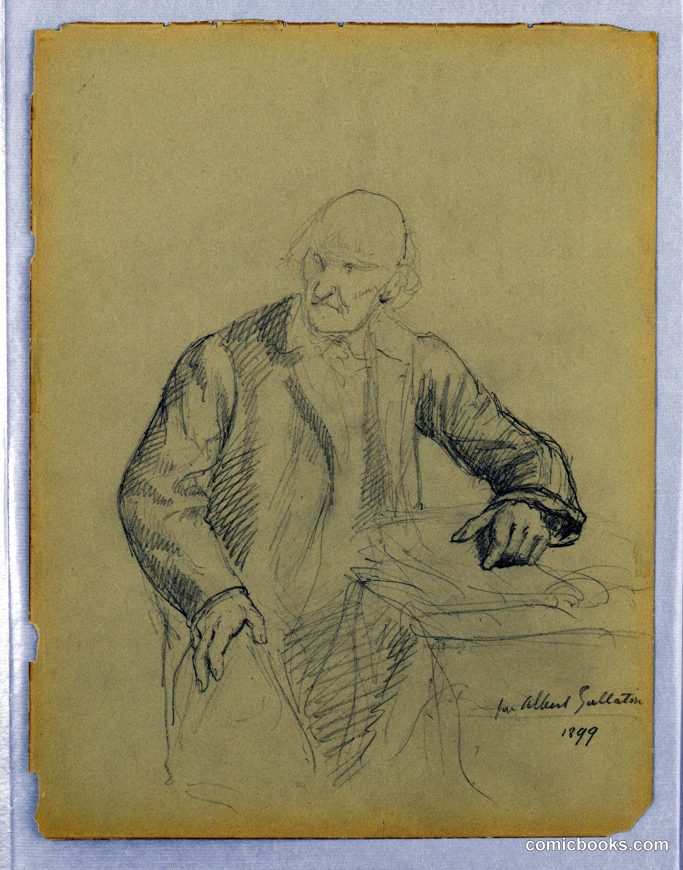 Study for a Portrait of Albert Gallatin, Seated