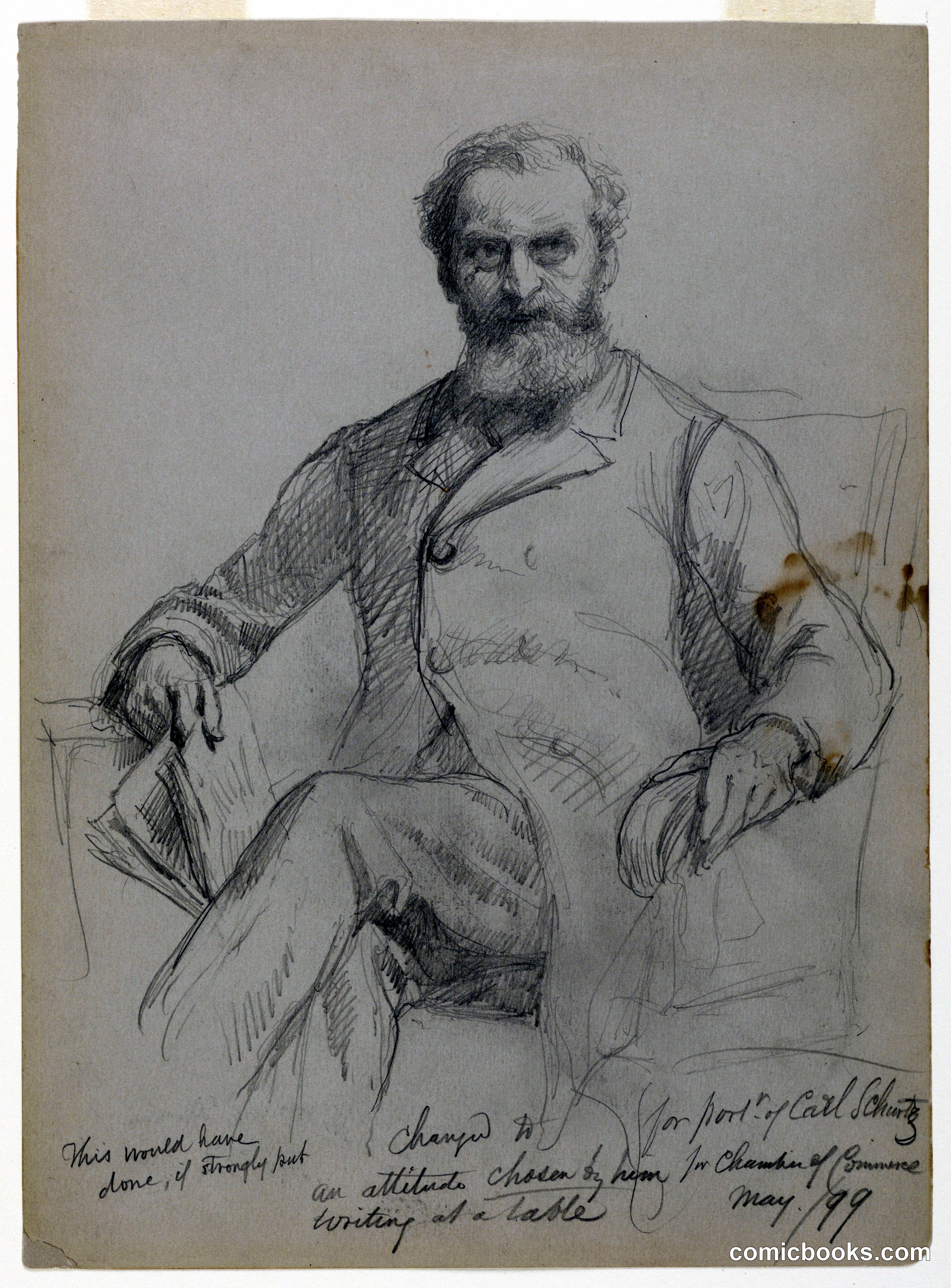 Portrait Study of Carl Schurz