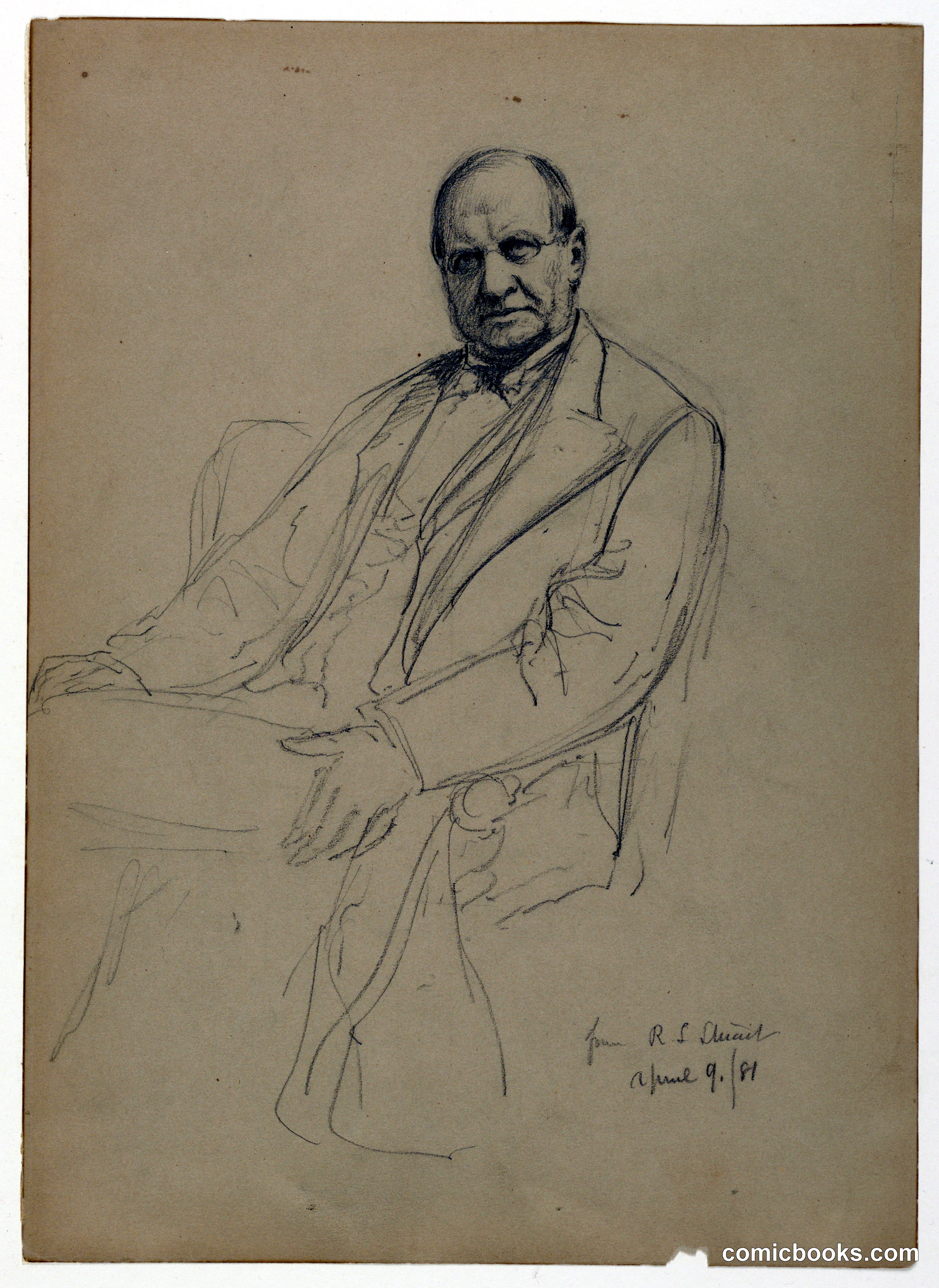 Robert L. Stuart Seated