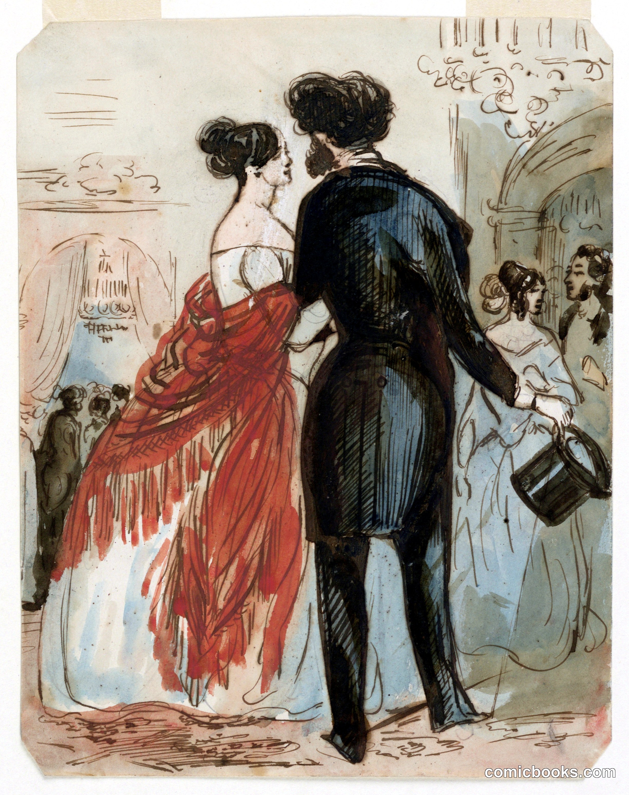 Arriving at the Hall