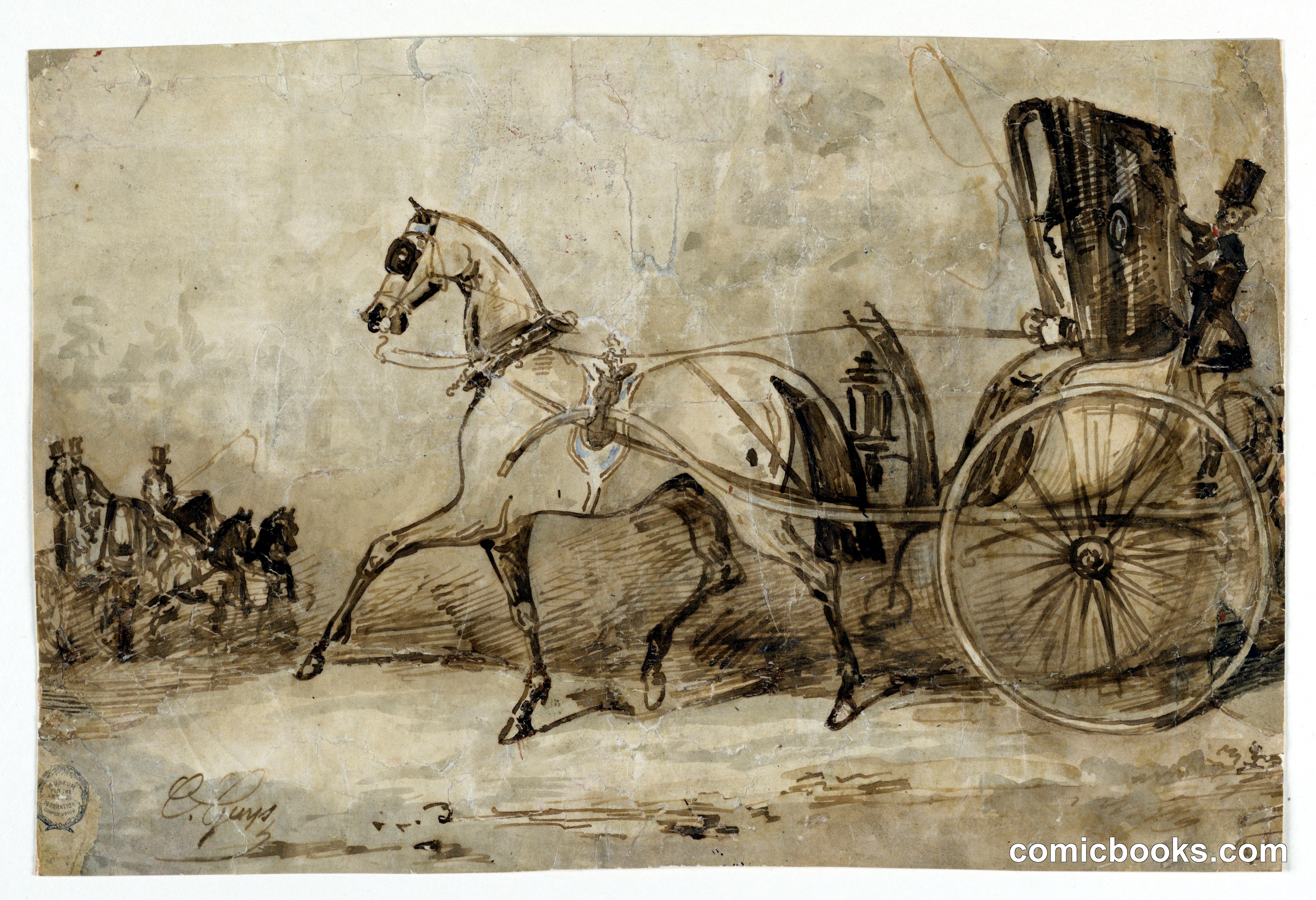 A Horse and Carriage