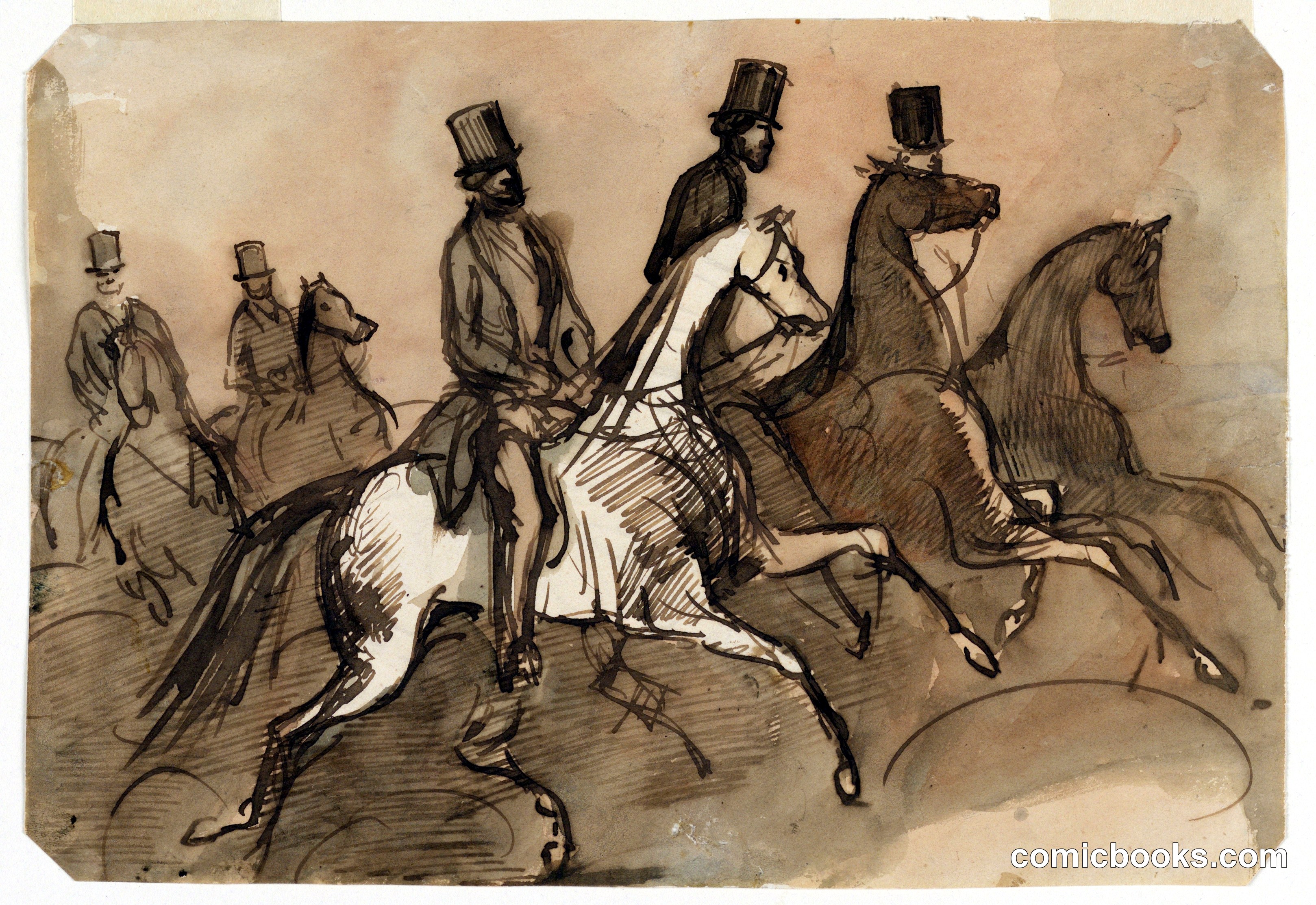 Men on Horseback