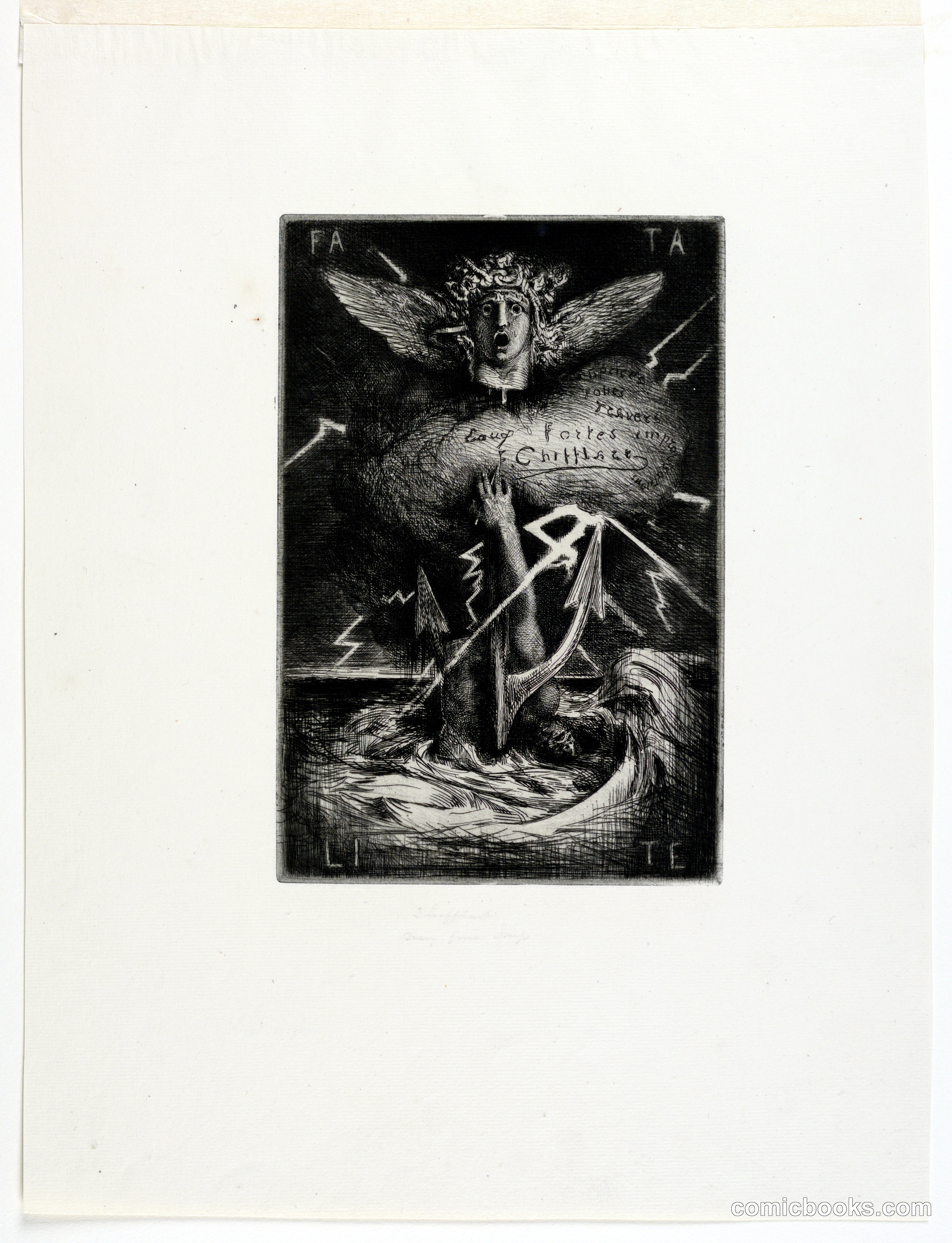 Title page for Douze eaux-fortes