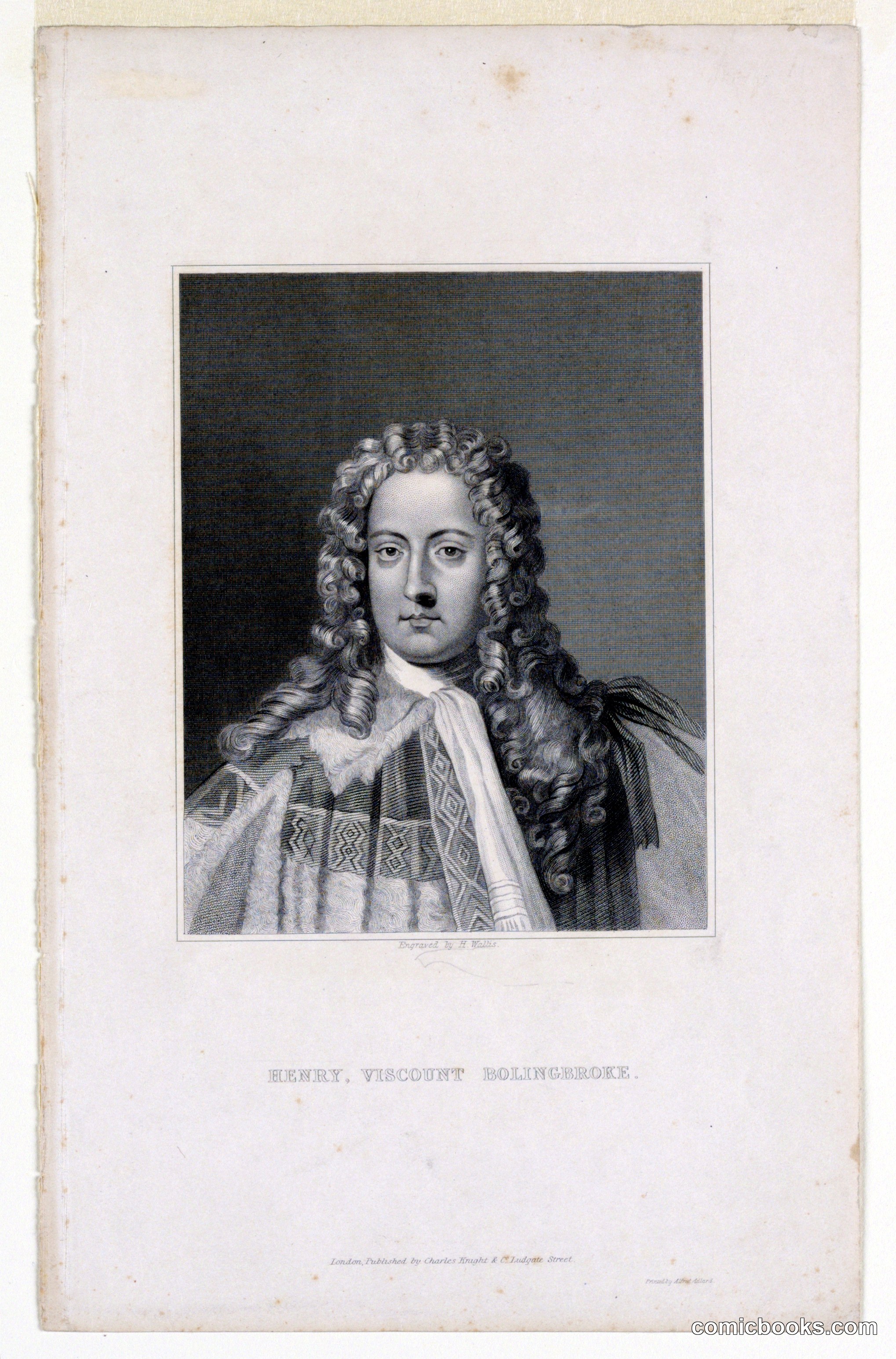 Portrait of Henry, Viscount Bolinbroke