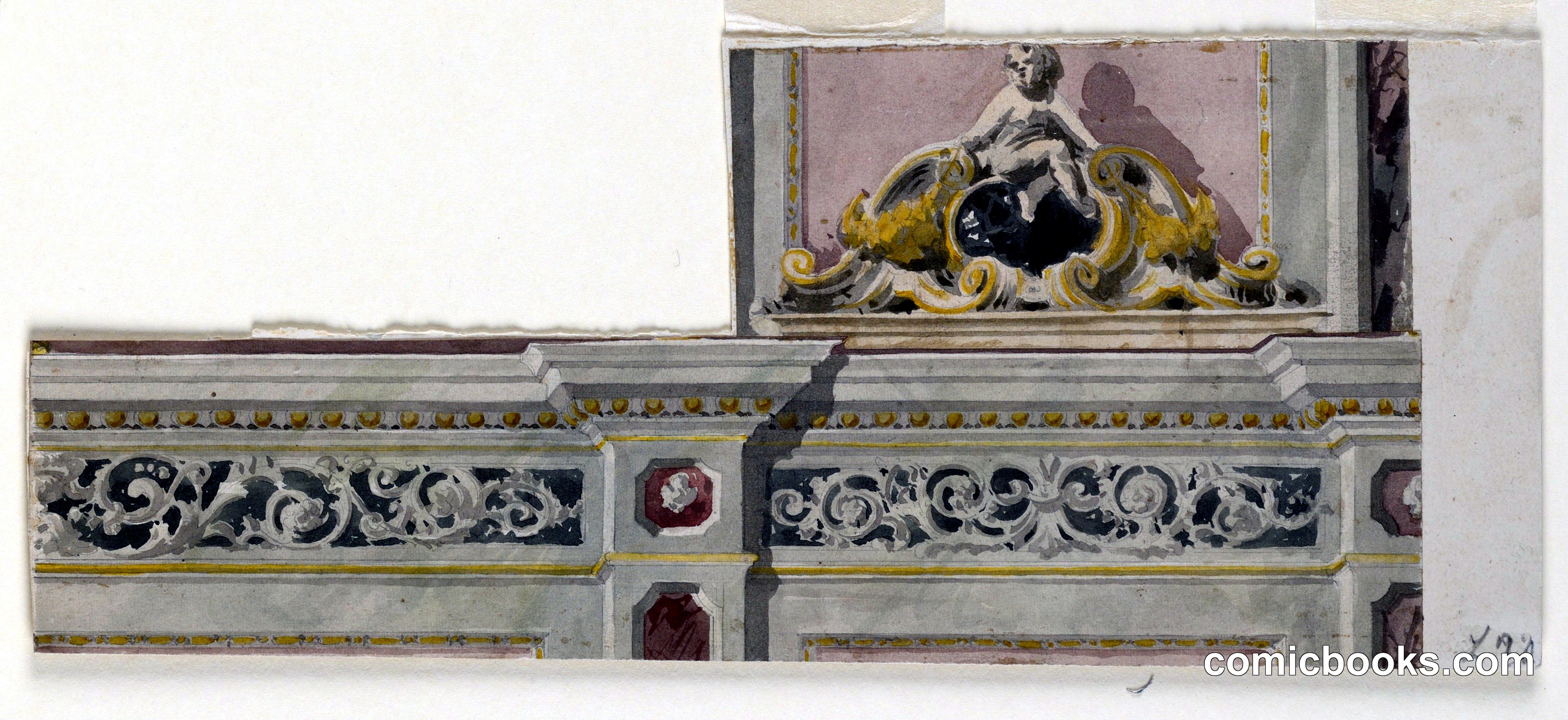 Design for a Painted Overdoor