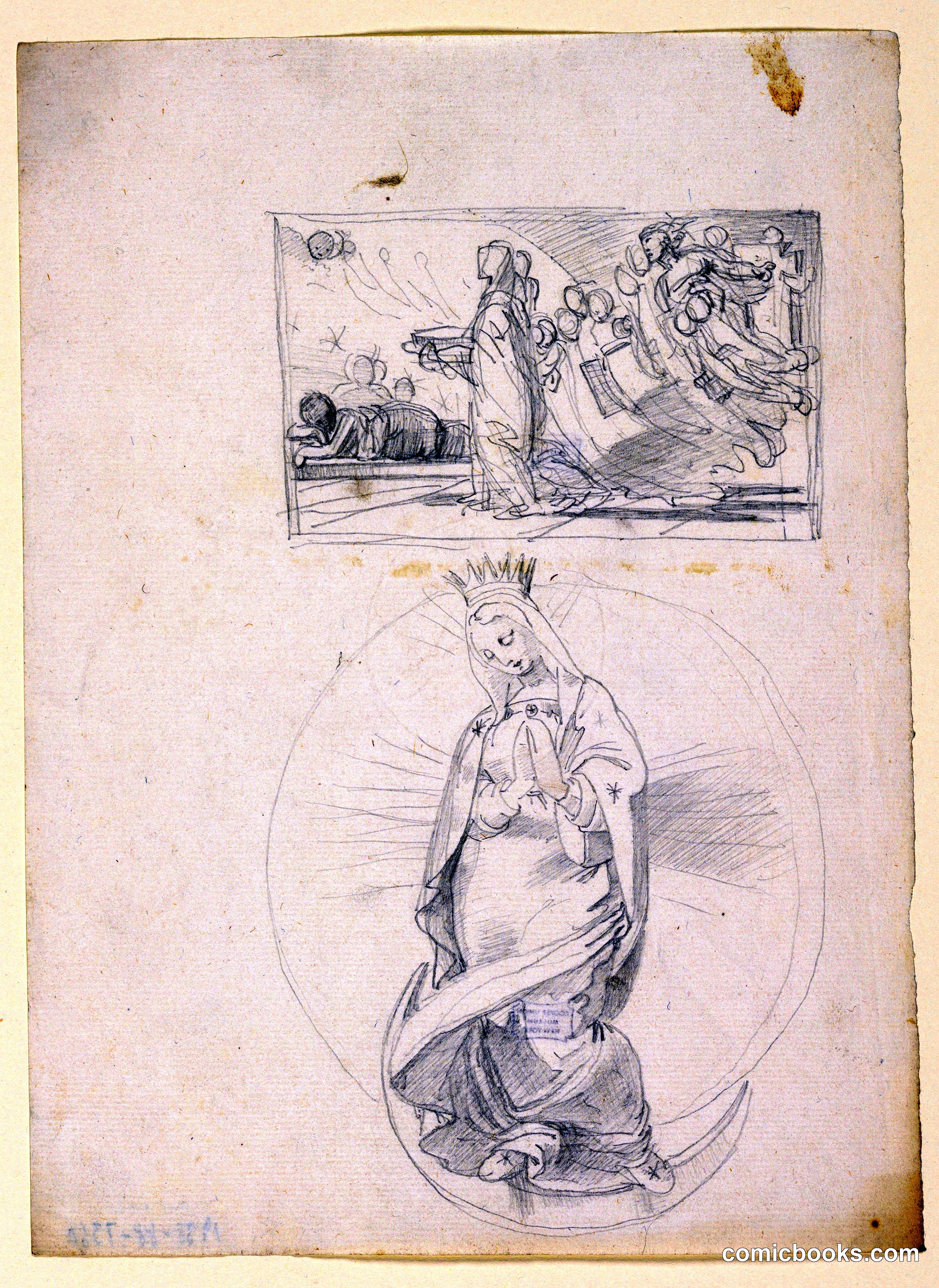 A Dream; Virgin on a Crescent