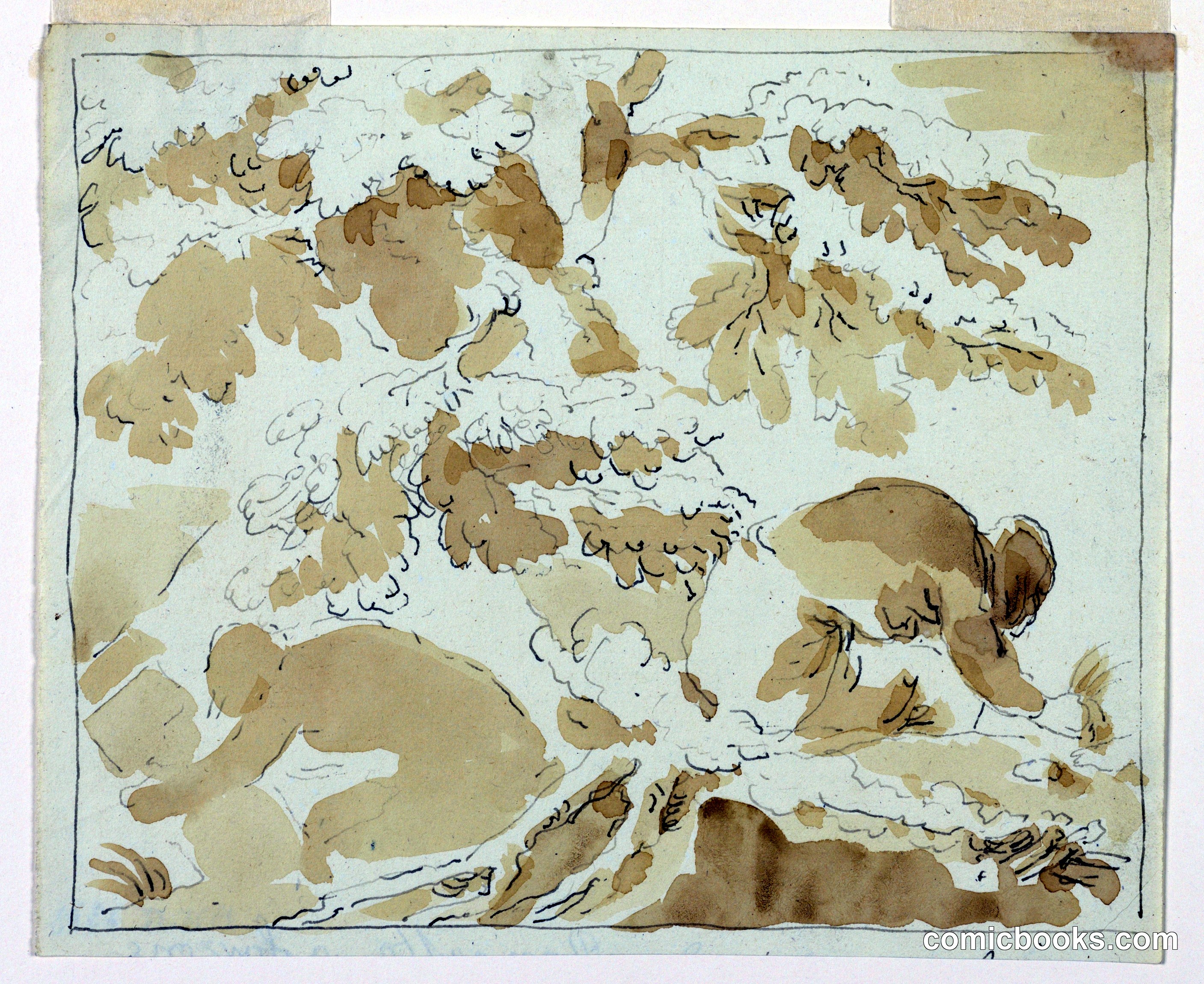 Figures Seated in a Landscape