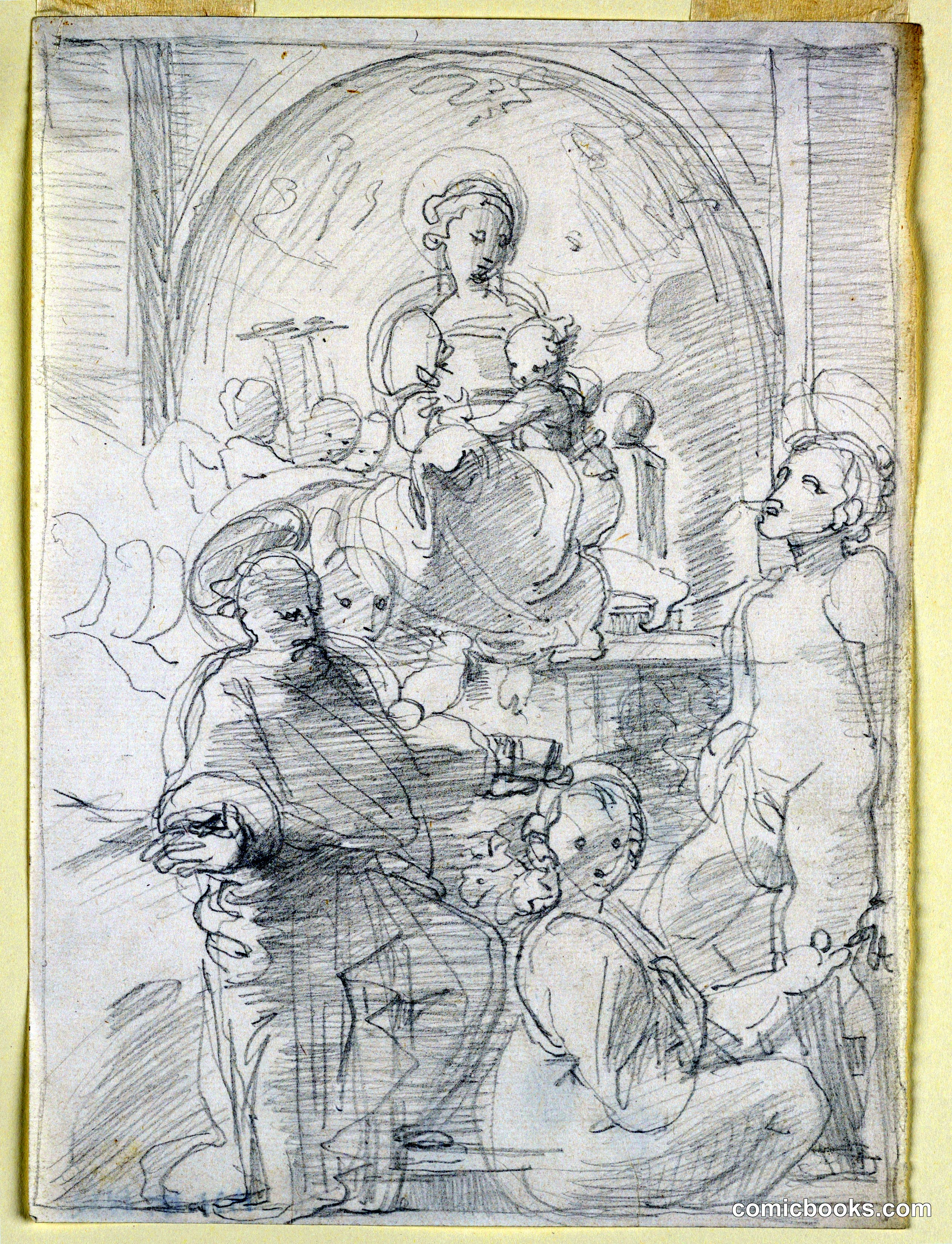 Madonna and Child with Saints and Angels