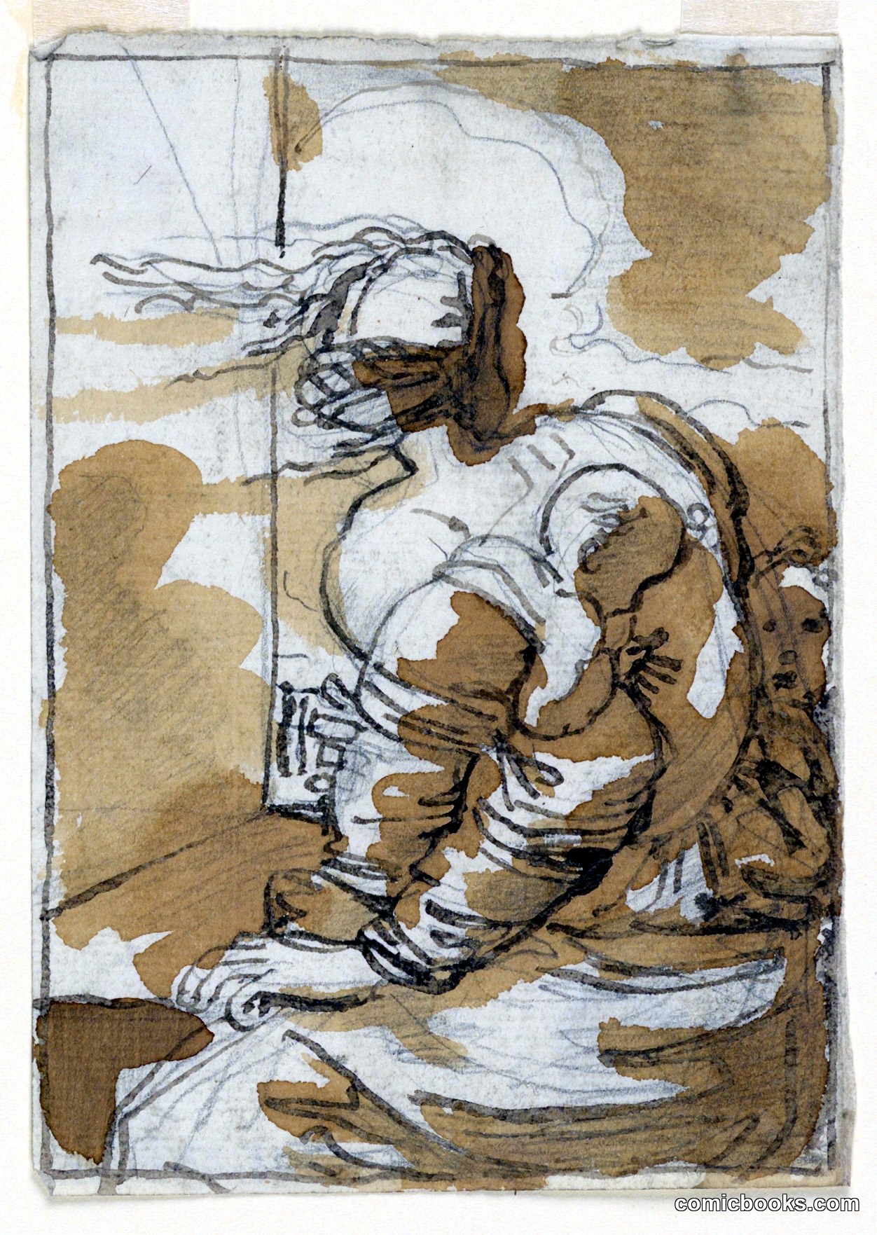 Study of the Virgin and Child with Saint John the Baptist