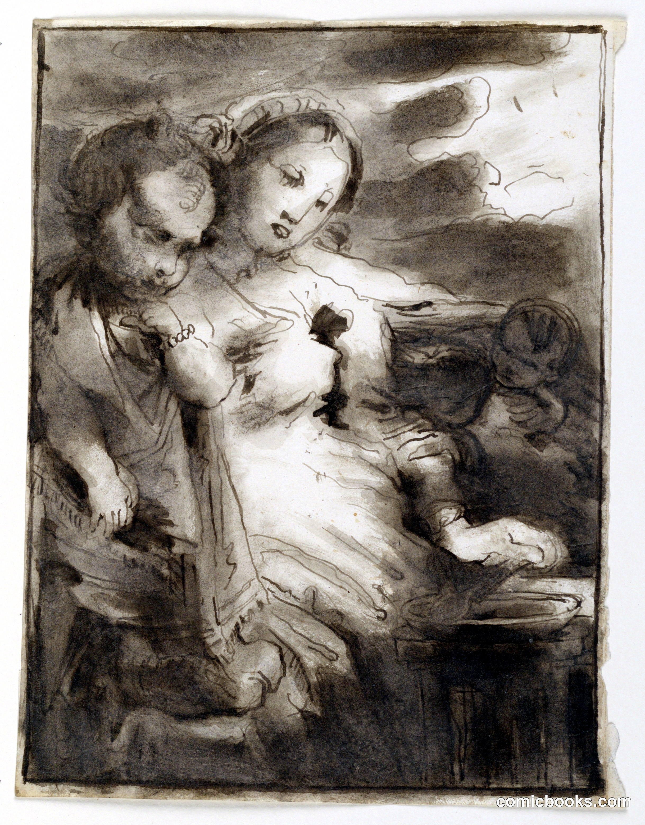 The Virgin Feeding the Child