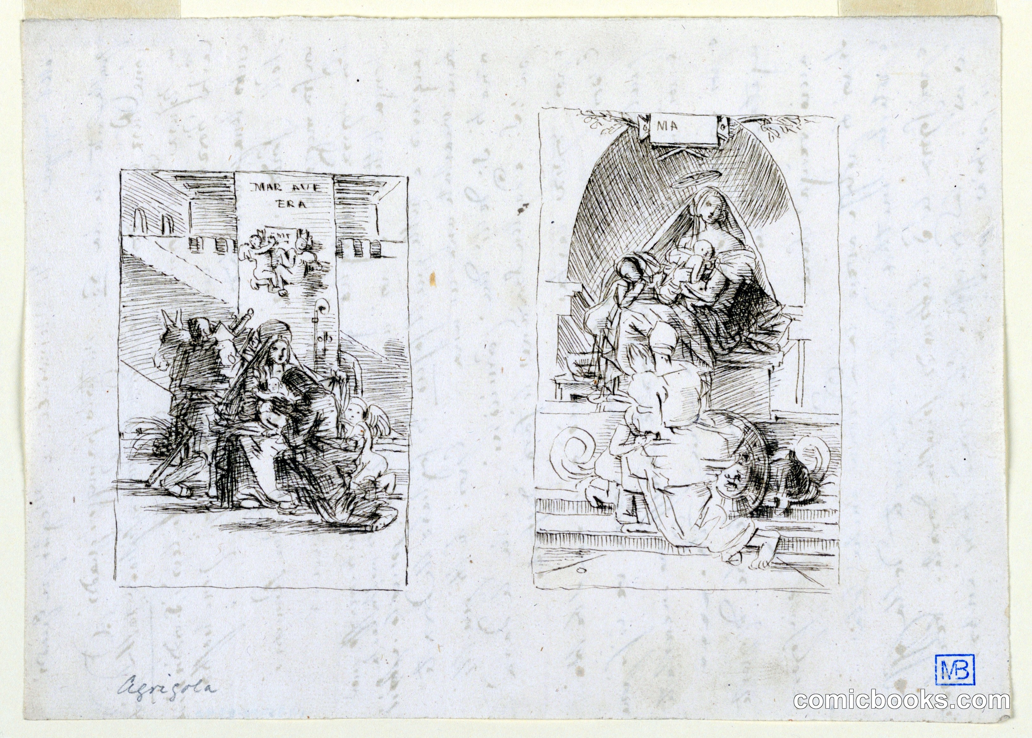 Religious Studies: Rest on the Flight to Egypt and Virgin and Child Veneration