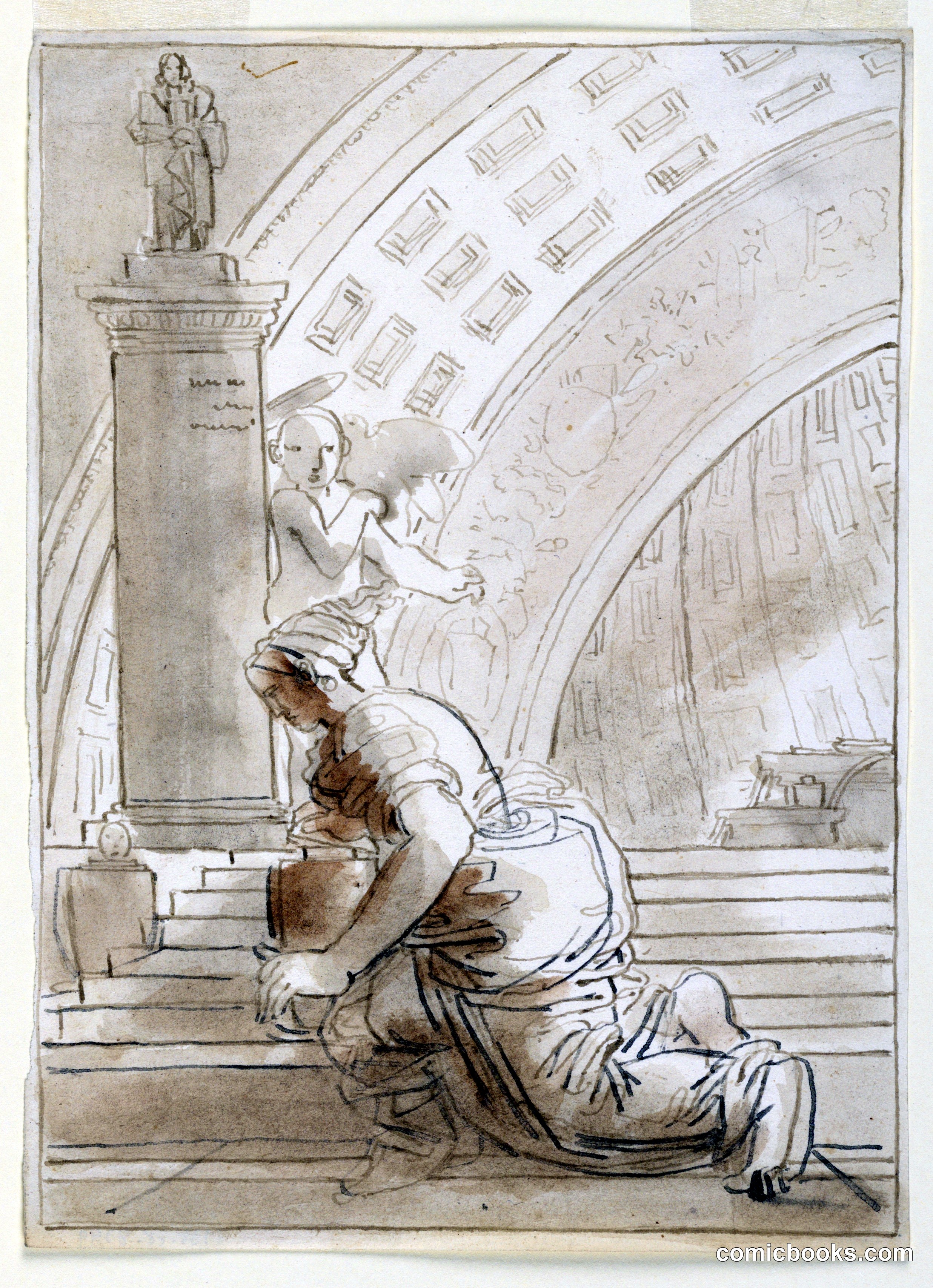 Interior Scene with Mary