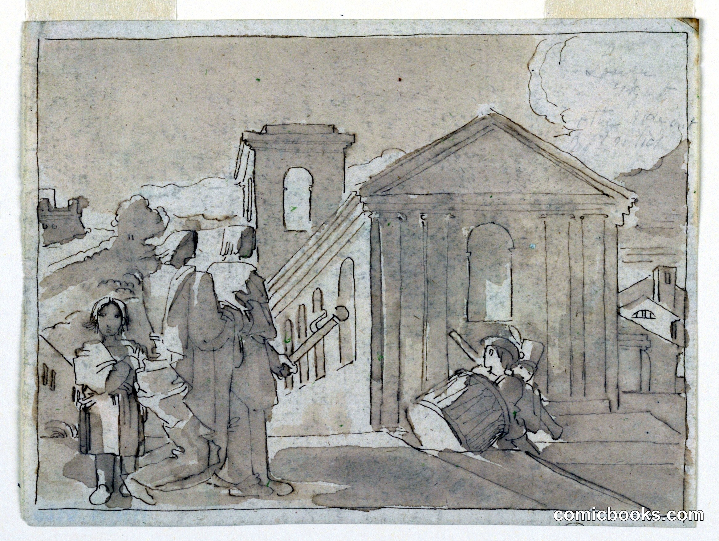 Architectural Scene with Figures
