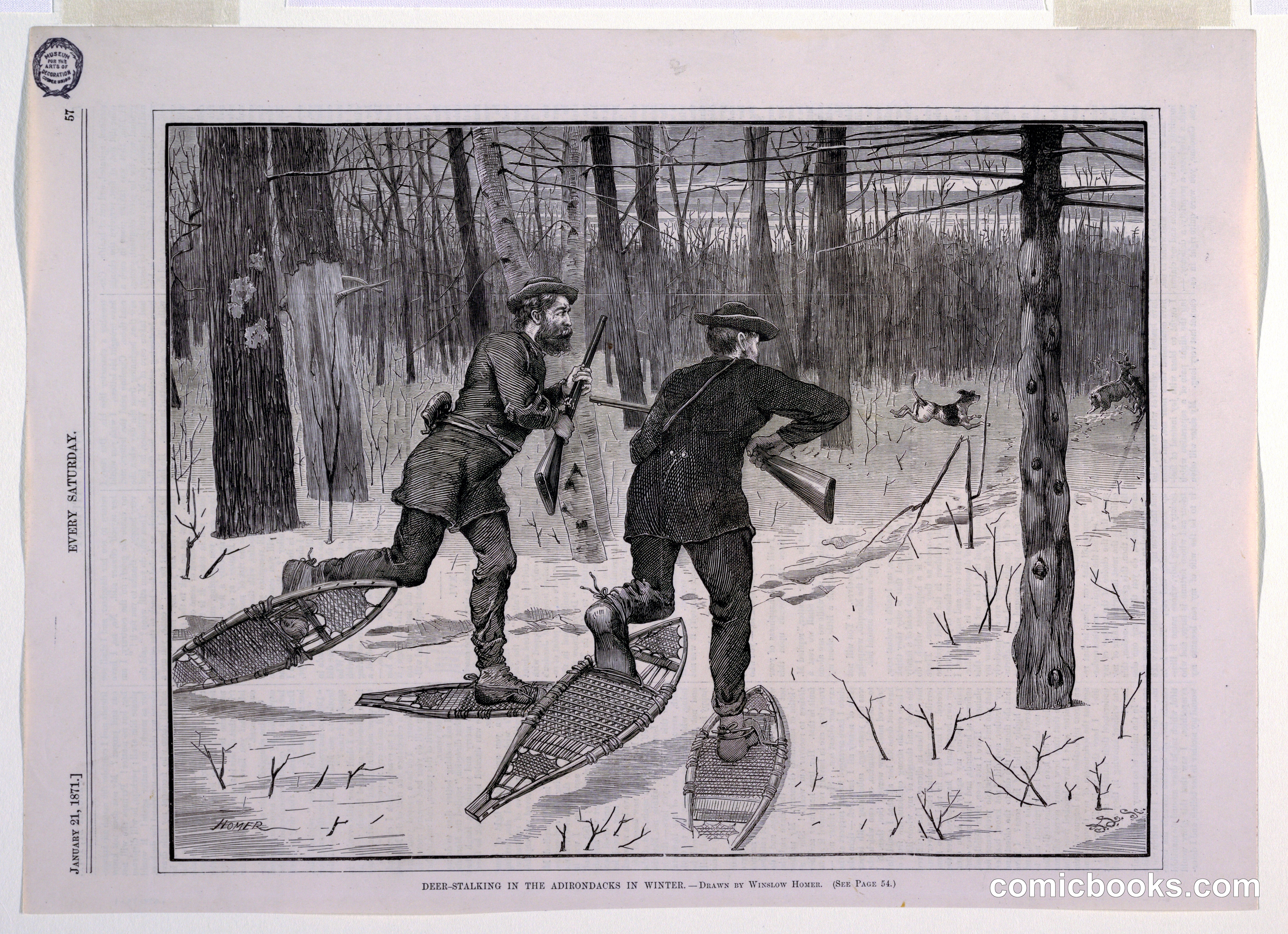 Deer-Stalking in the Adirondacks in Winter