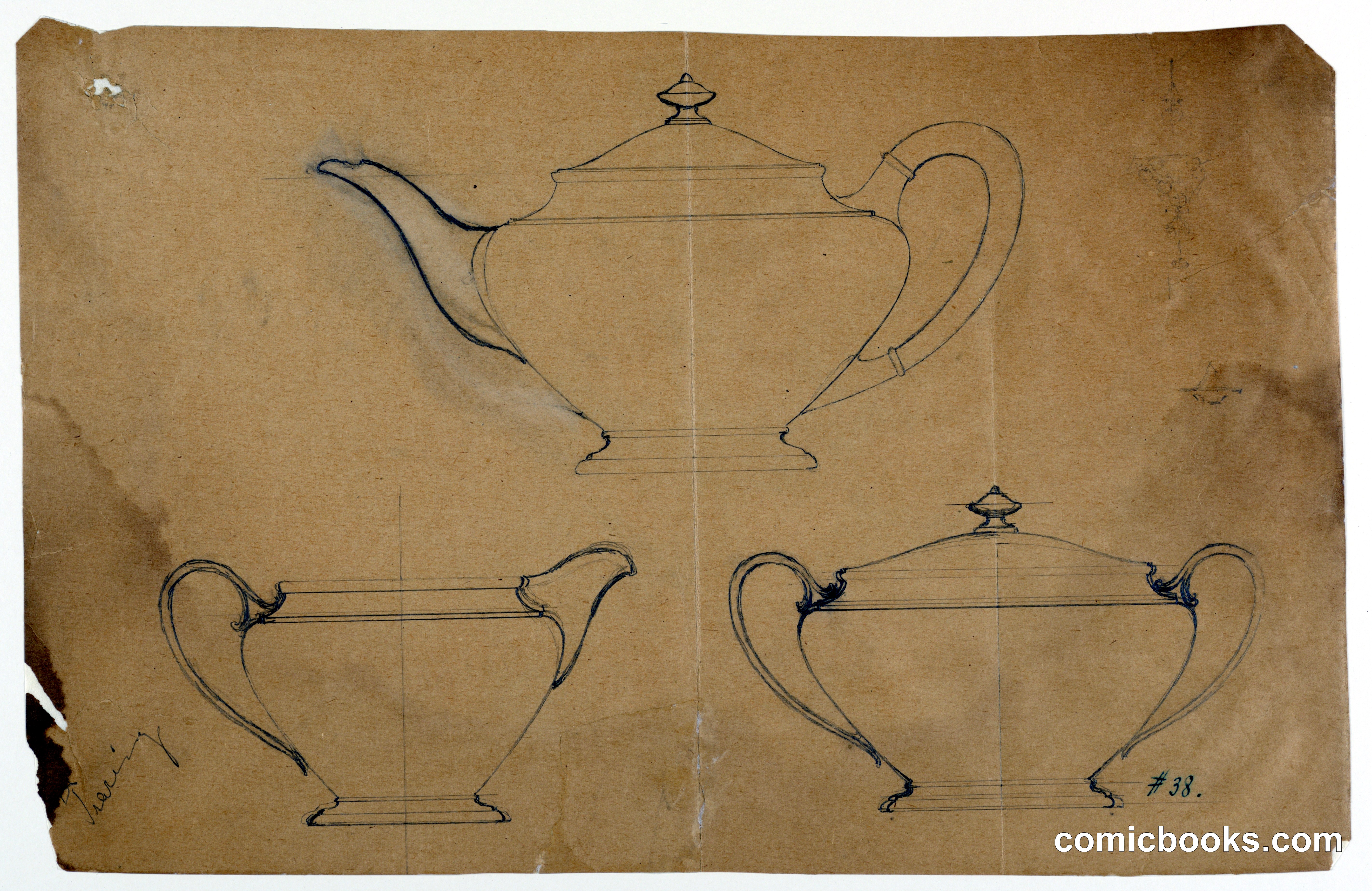 Teapot and Serving Vessels Study
