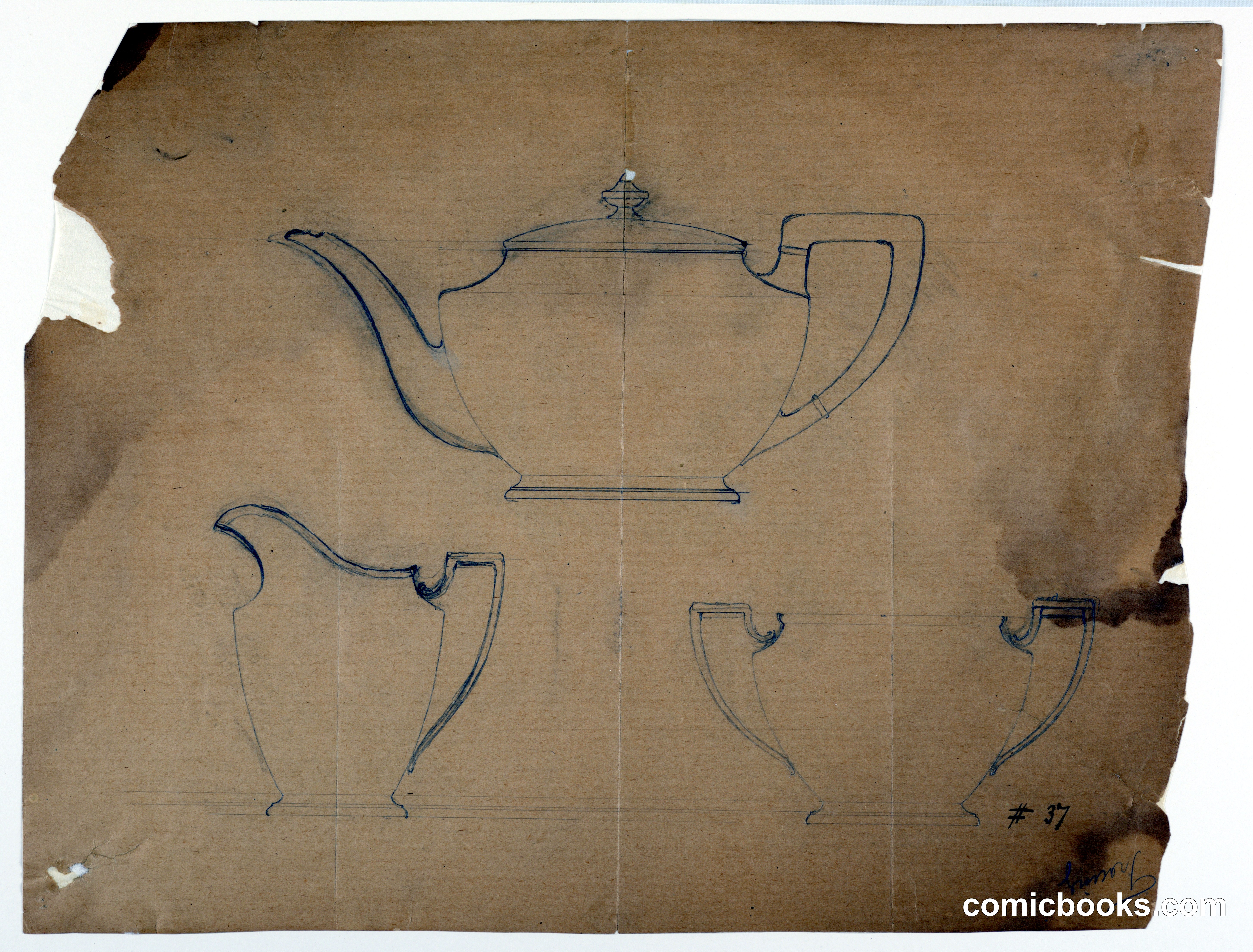 Teapot and Pitcher Design Study
