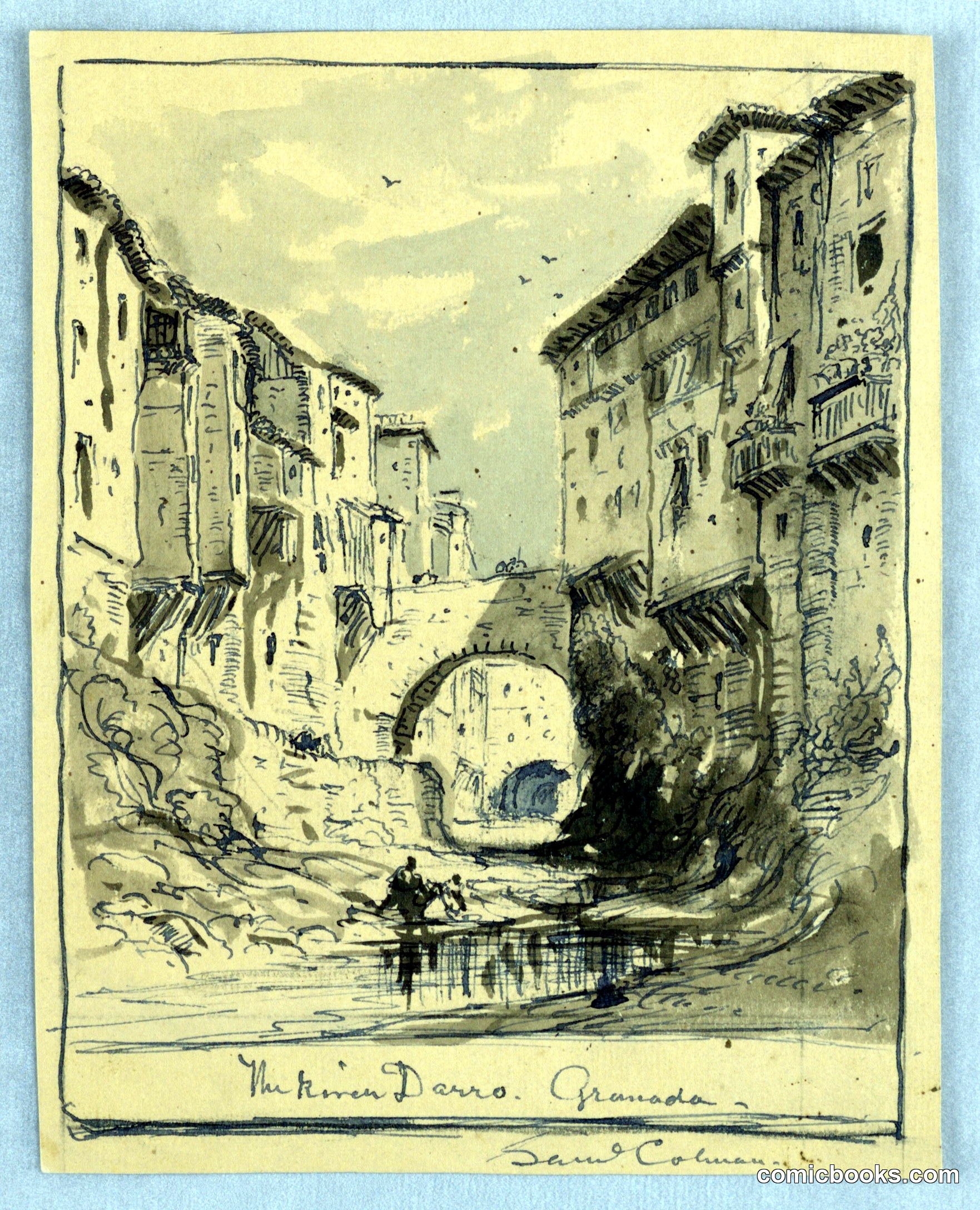The River Darro, Granada