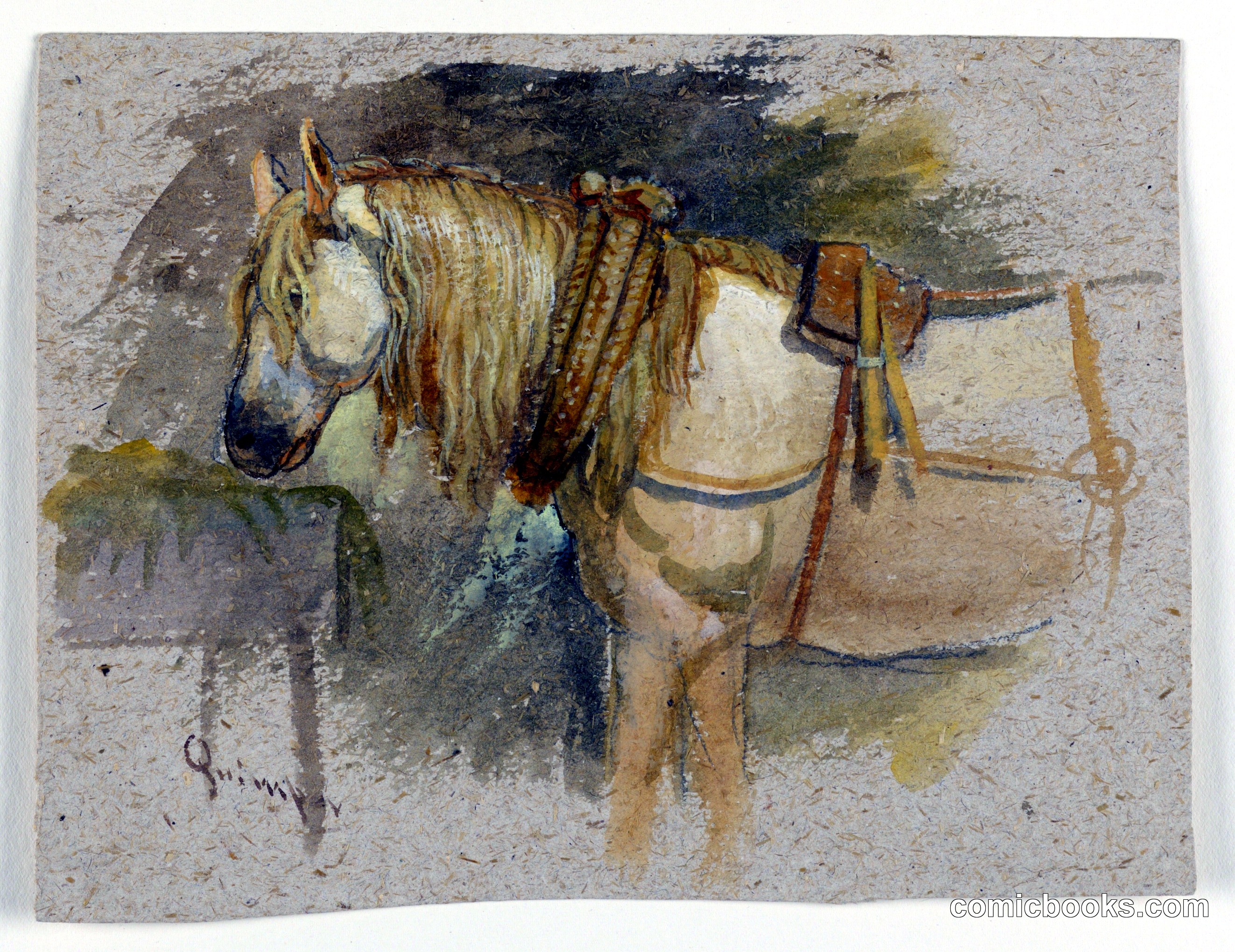 Study of a Horse, Quimper, Brittany