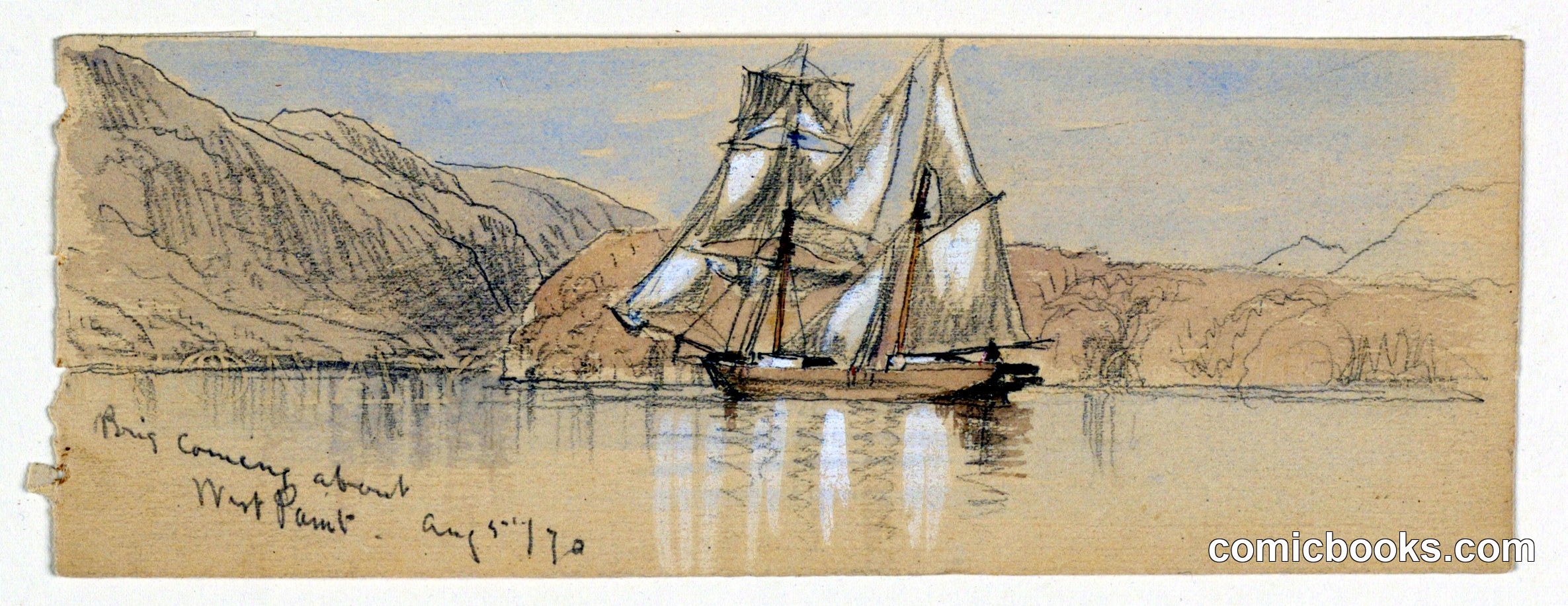 Brig Coming About, West Point