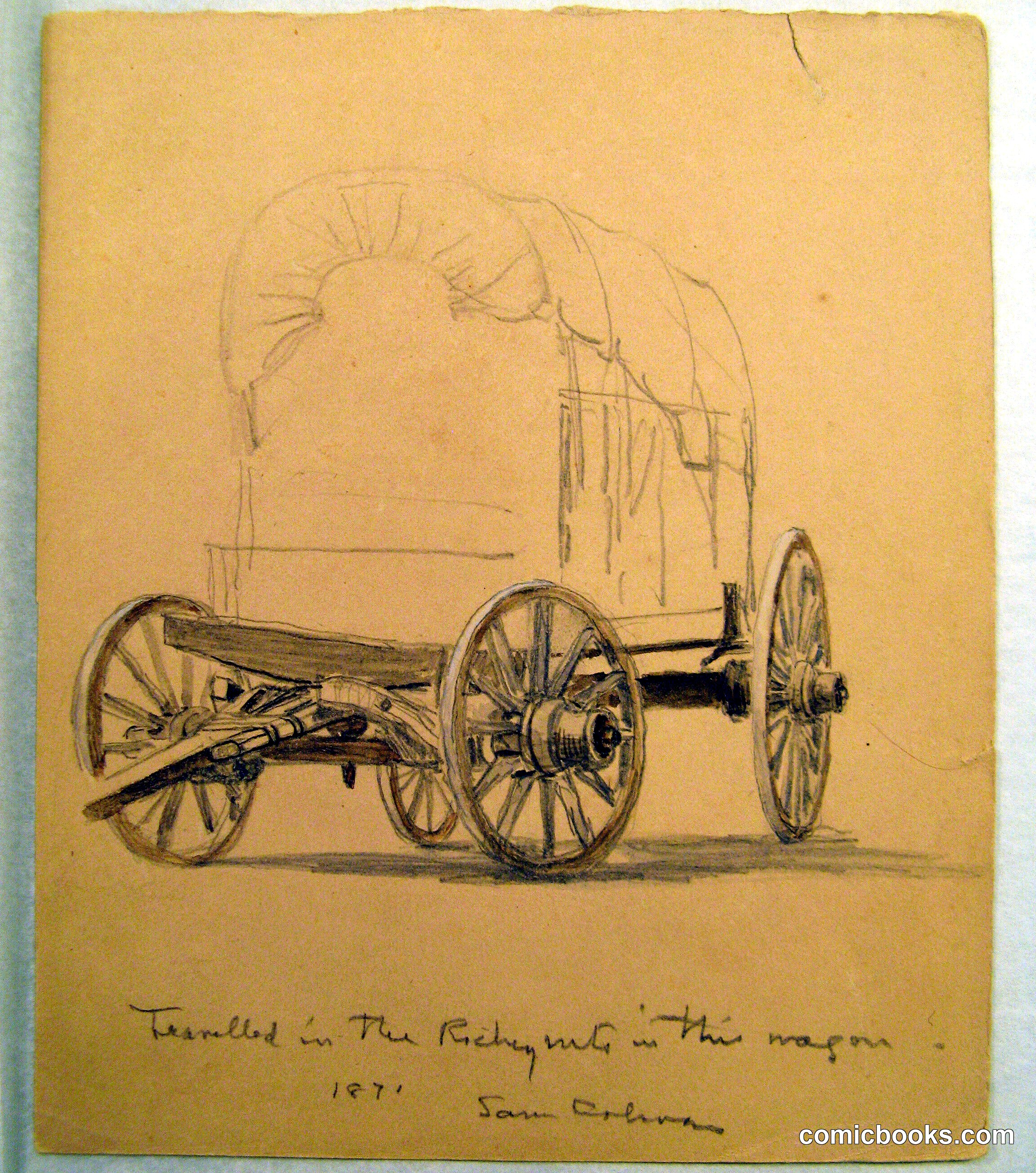 Study of Covered Wagons