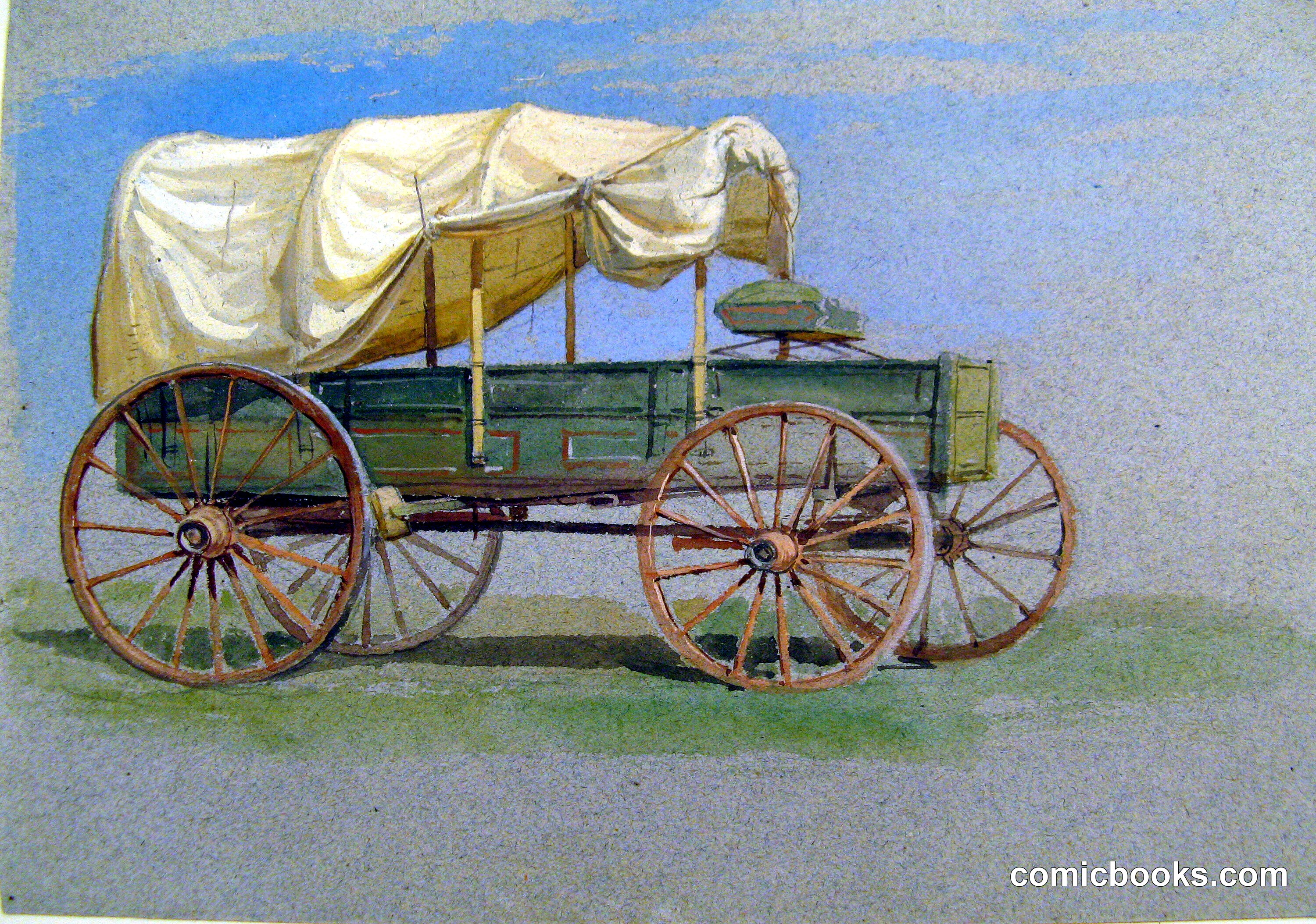 A Covered Wagon