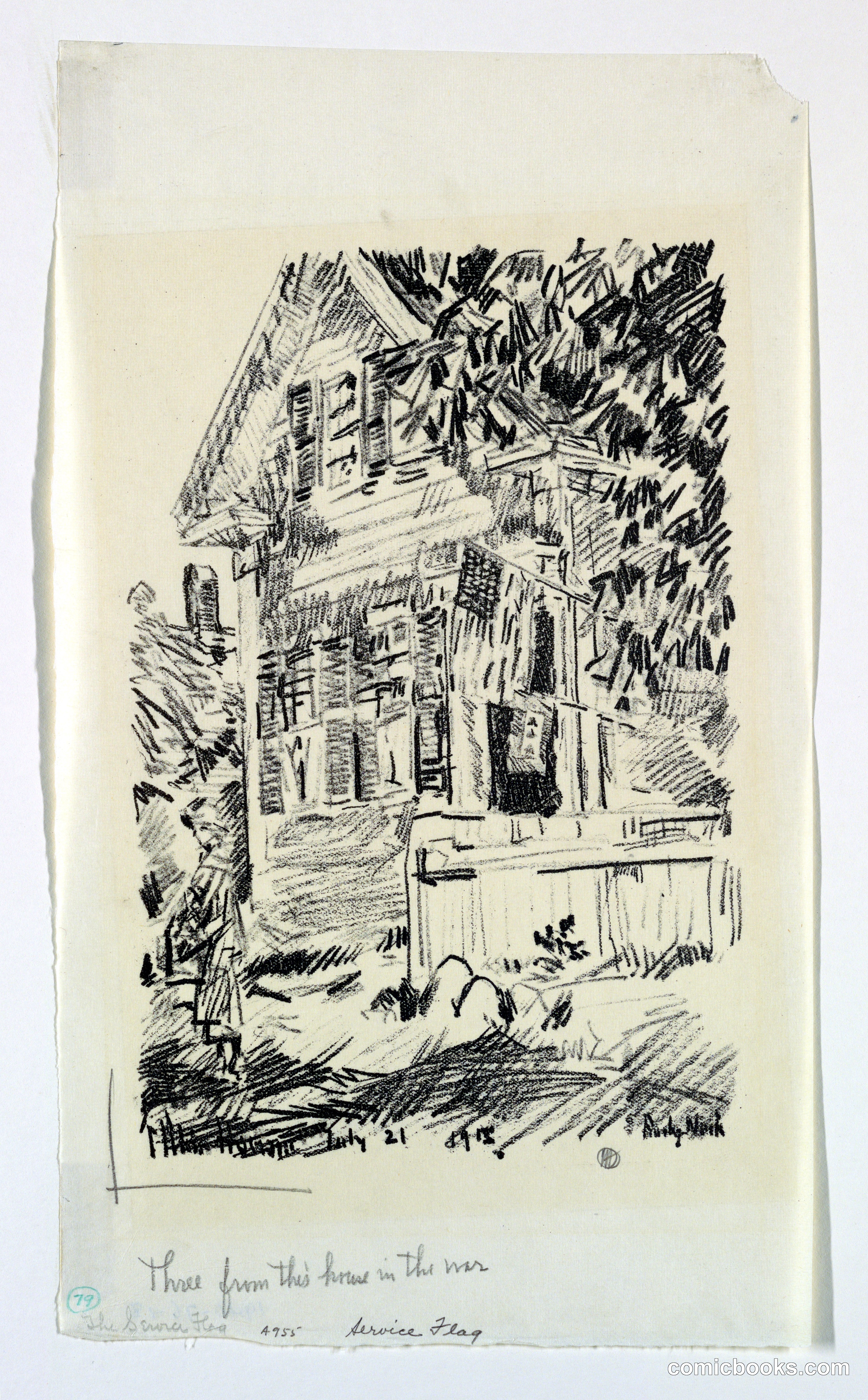The Service Flag: Three From This House in the War