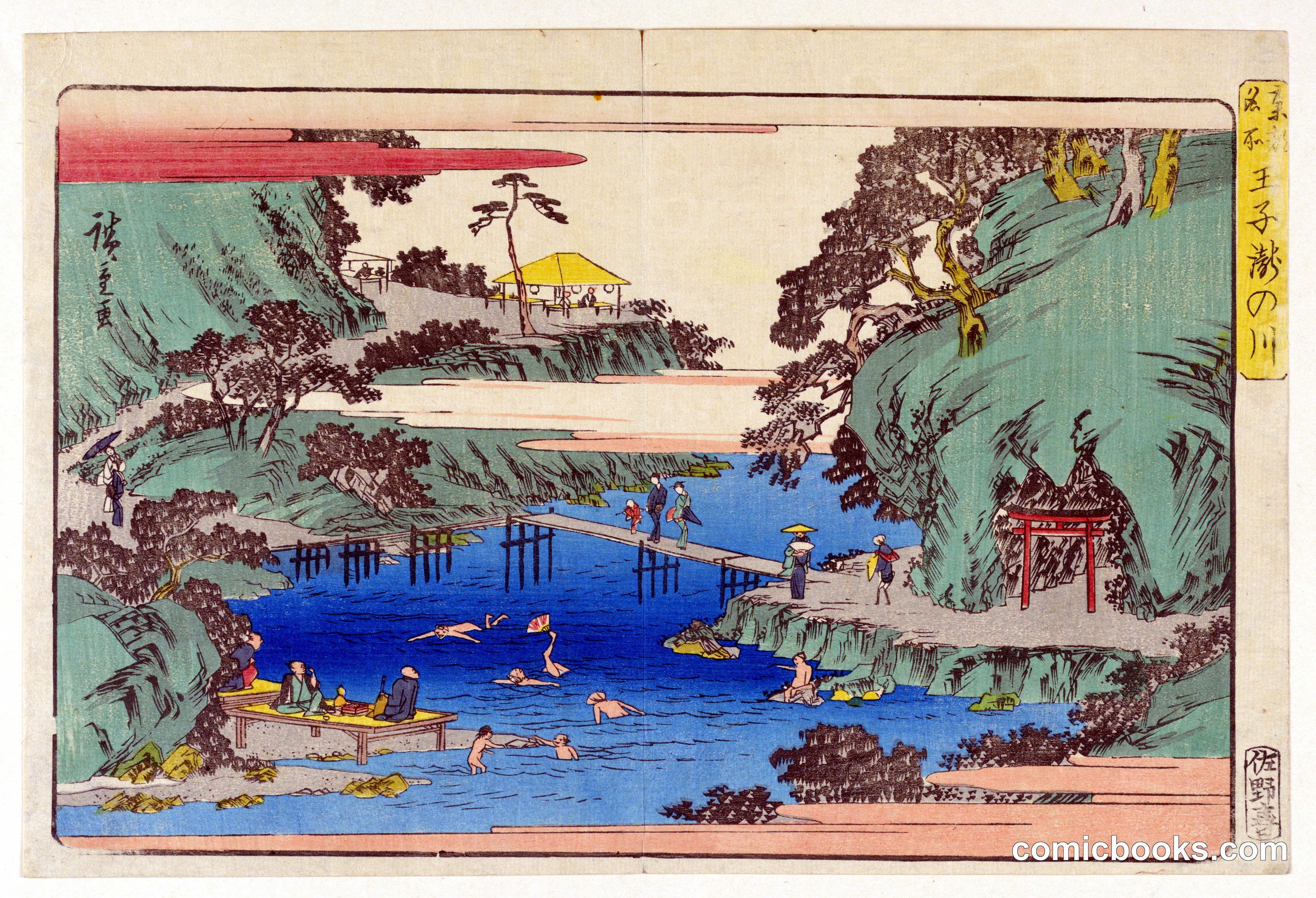 Children Swimming in the Summer