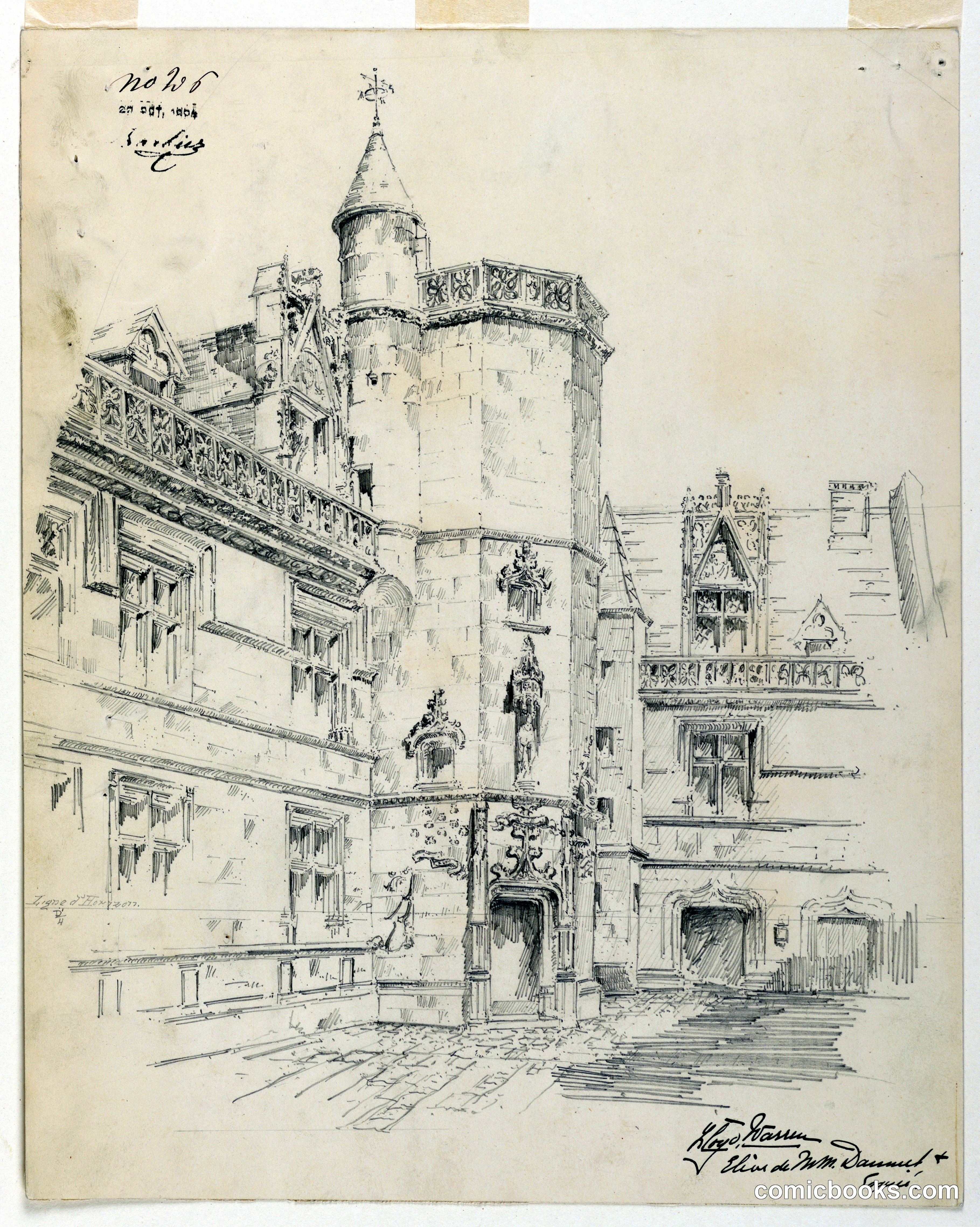 The Inner Entrance to the Hôtel de Cluny, Paris