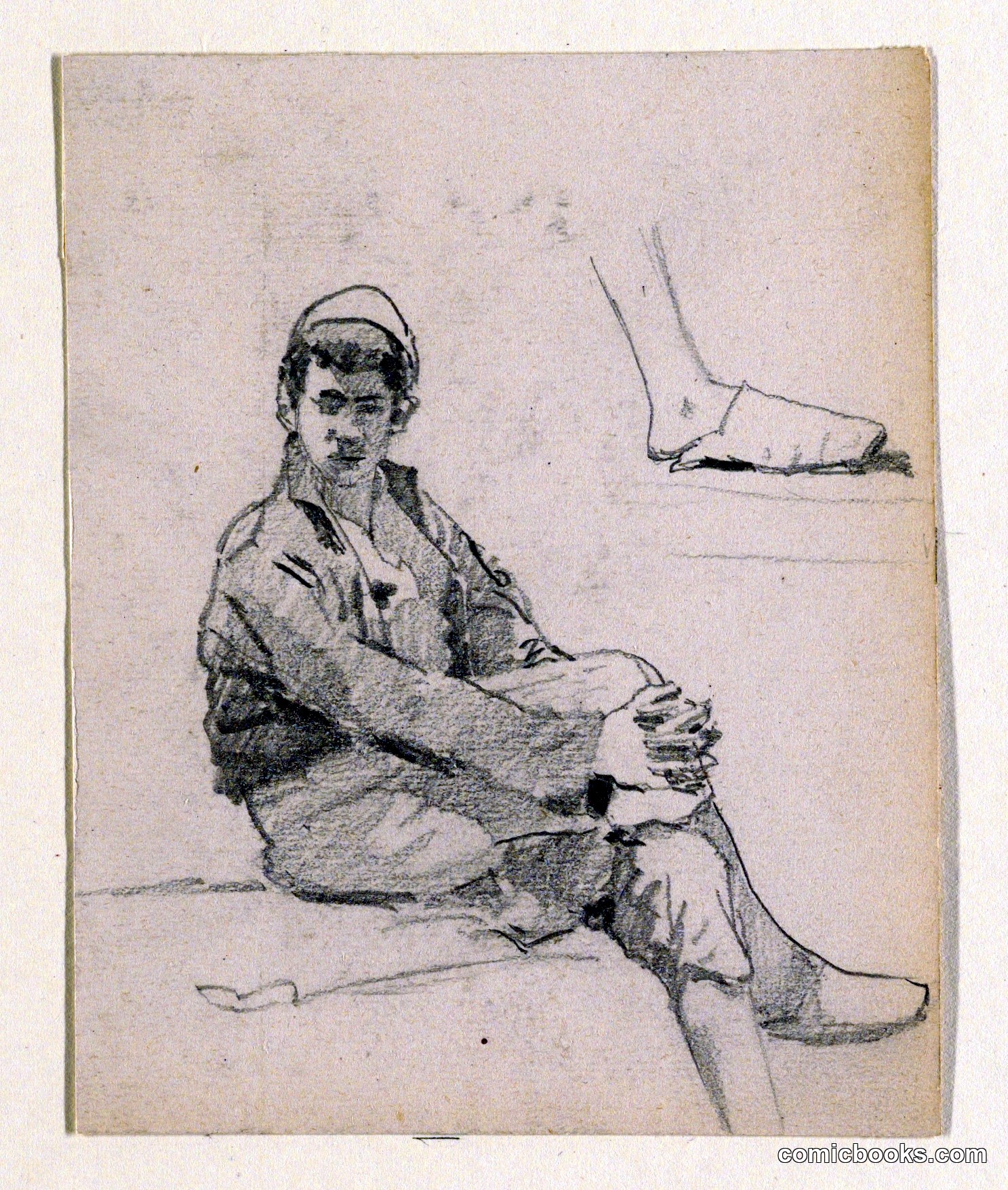 Study of a Seated Figure