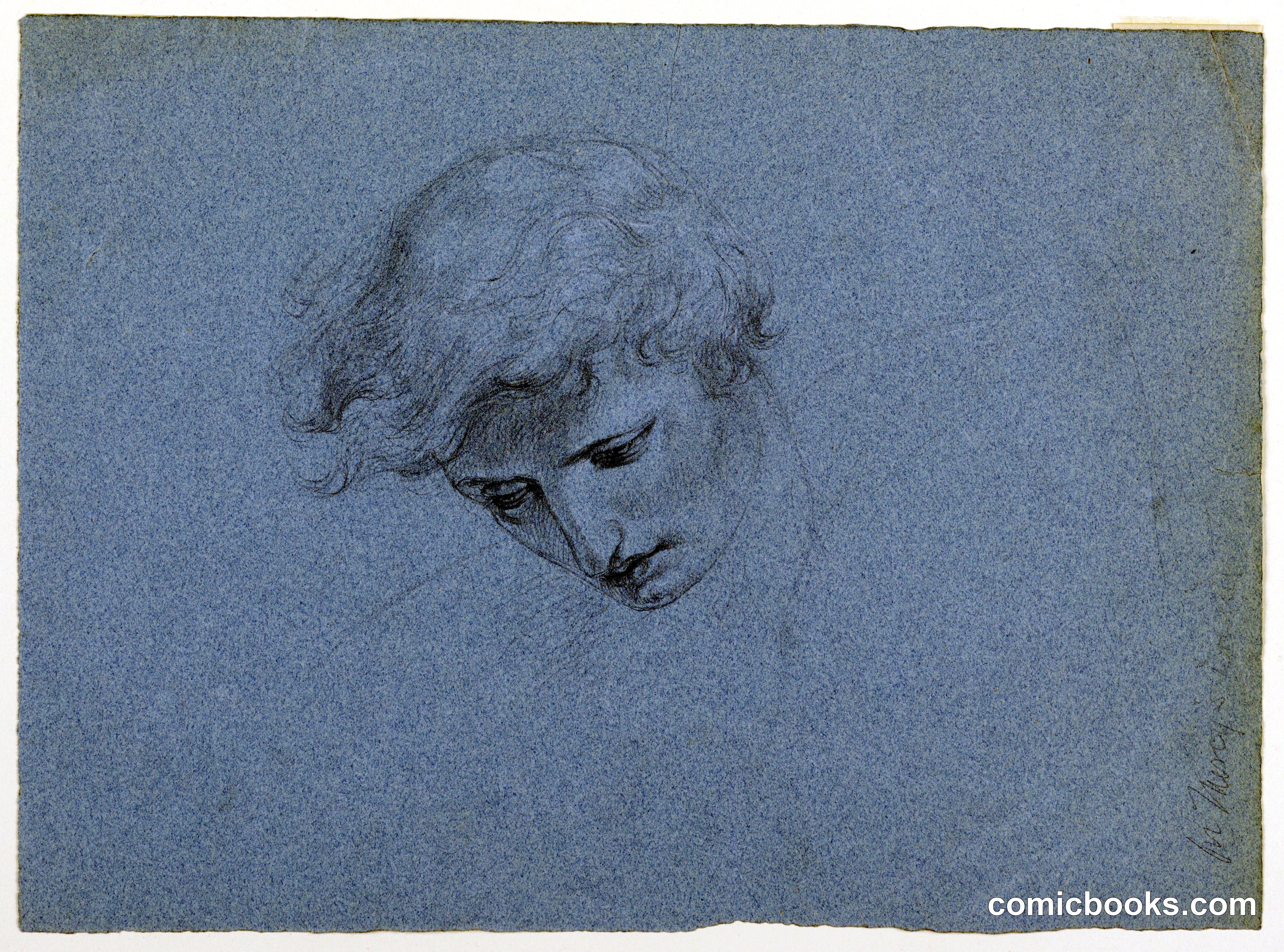 Study of Angel's Head for 'Mercy's Dream'