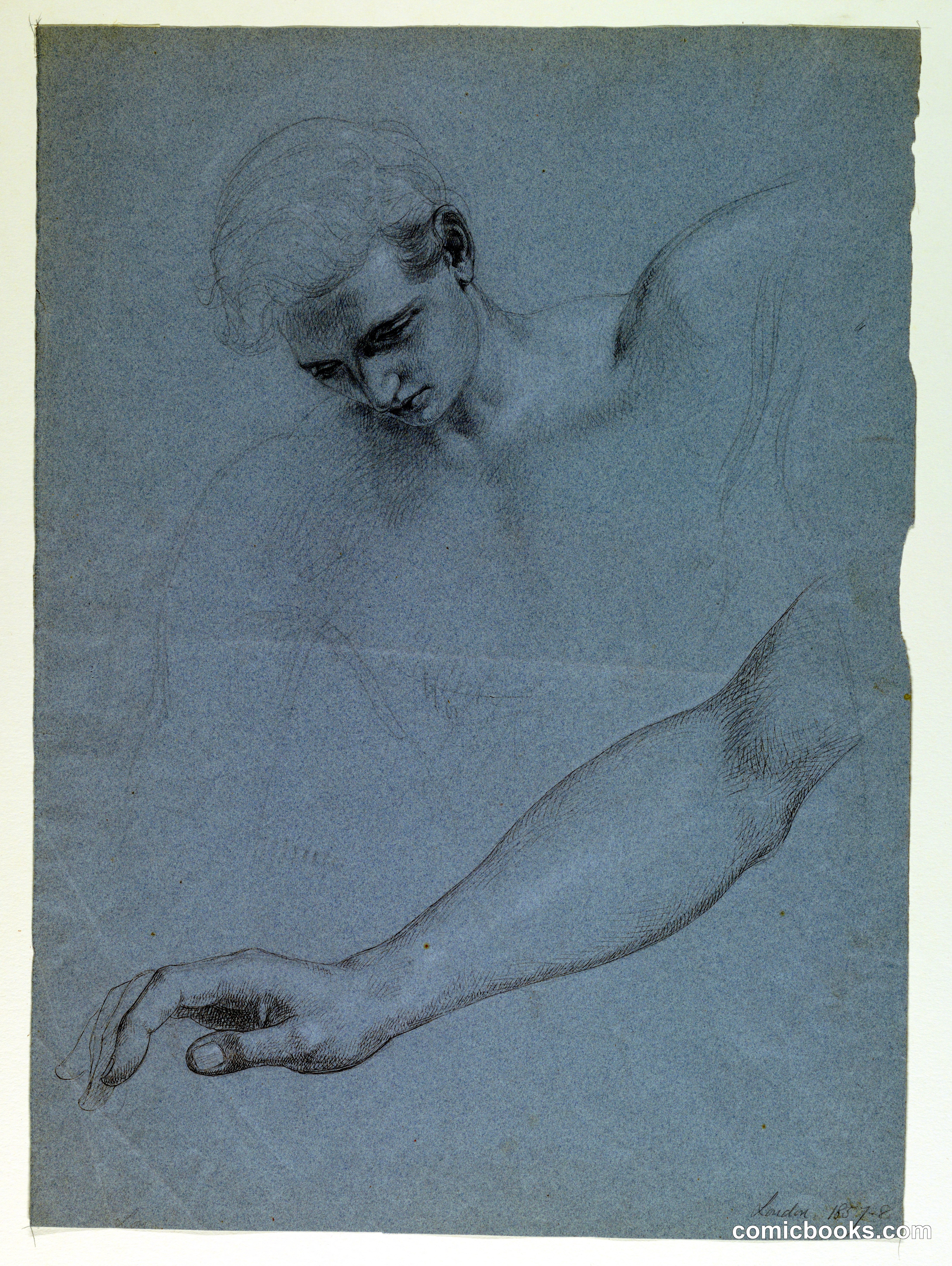 Studies for Angel in "Mercy's Dream"