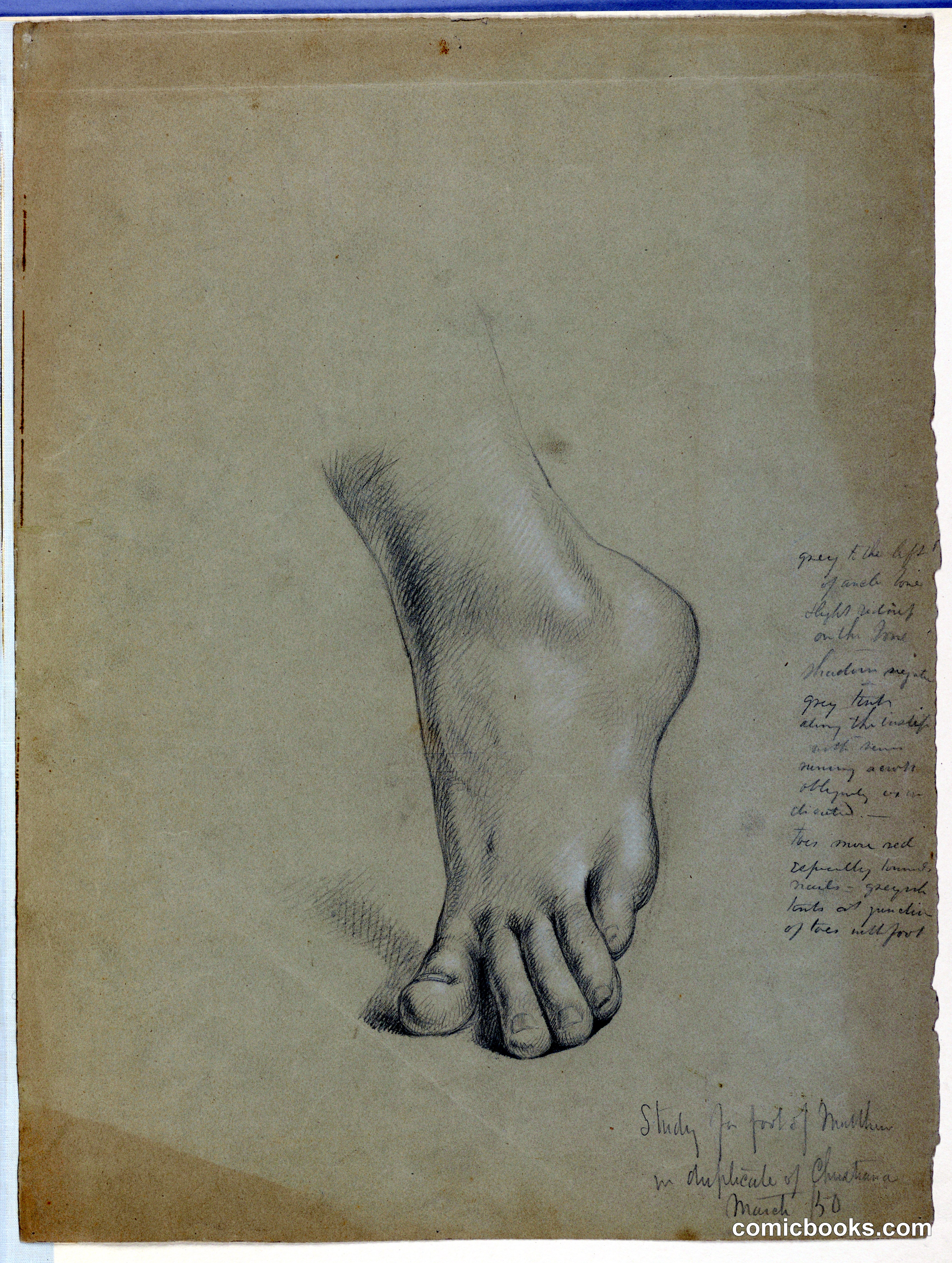 Study for Foot of Matthew in 'Christiana and Her Children'