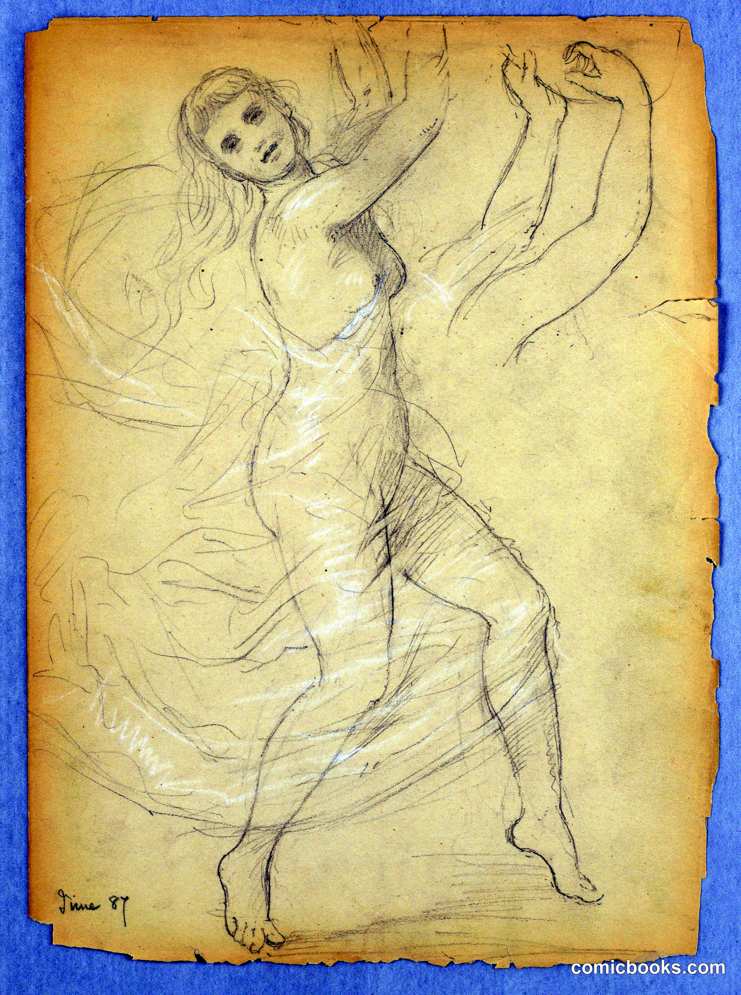 Sketches for a Bacchante