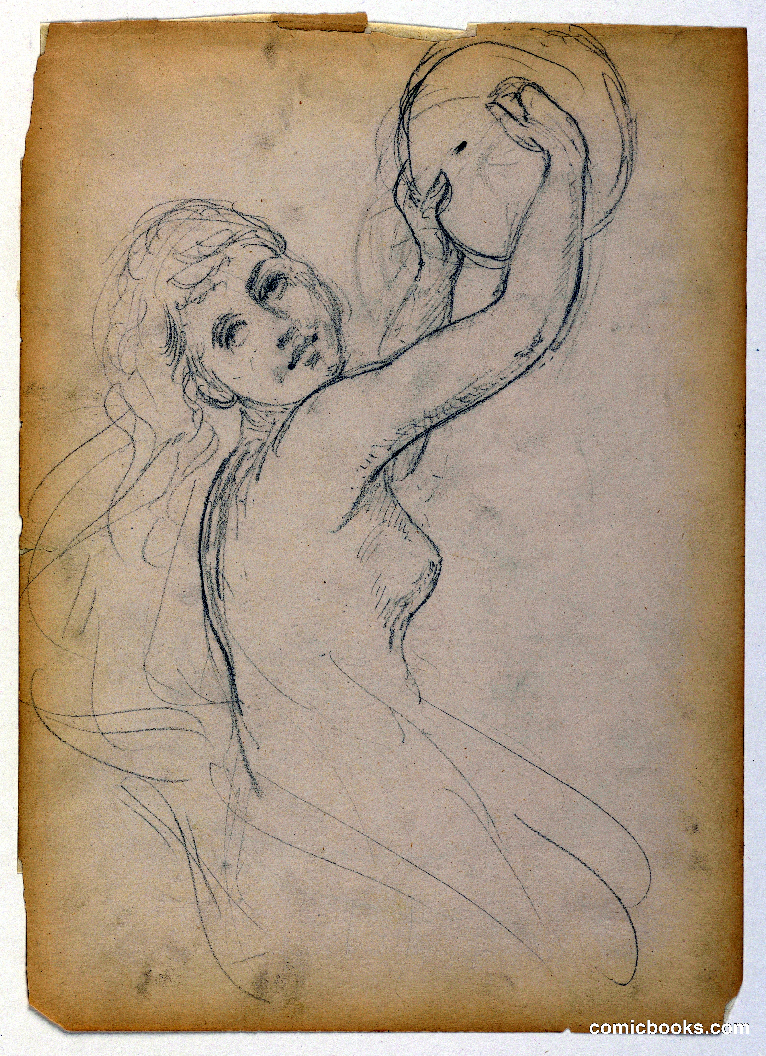 Sketch for a Bacchante