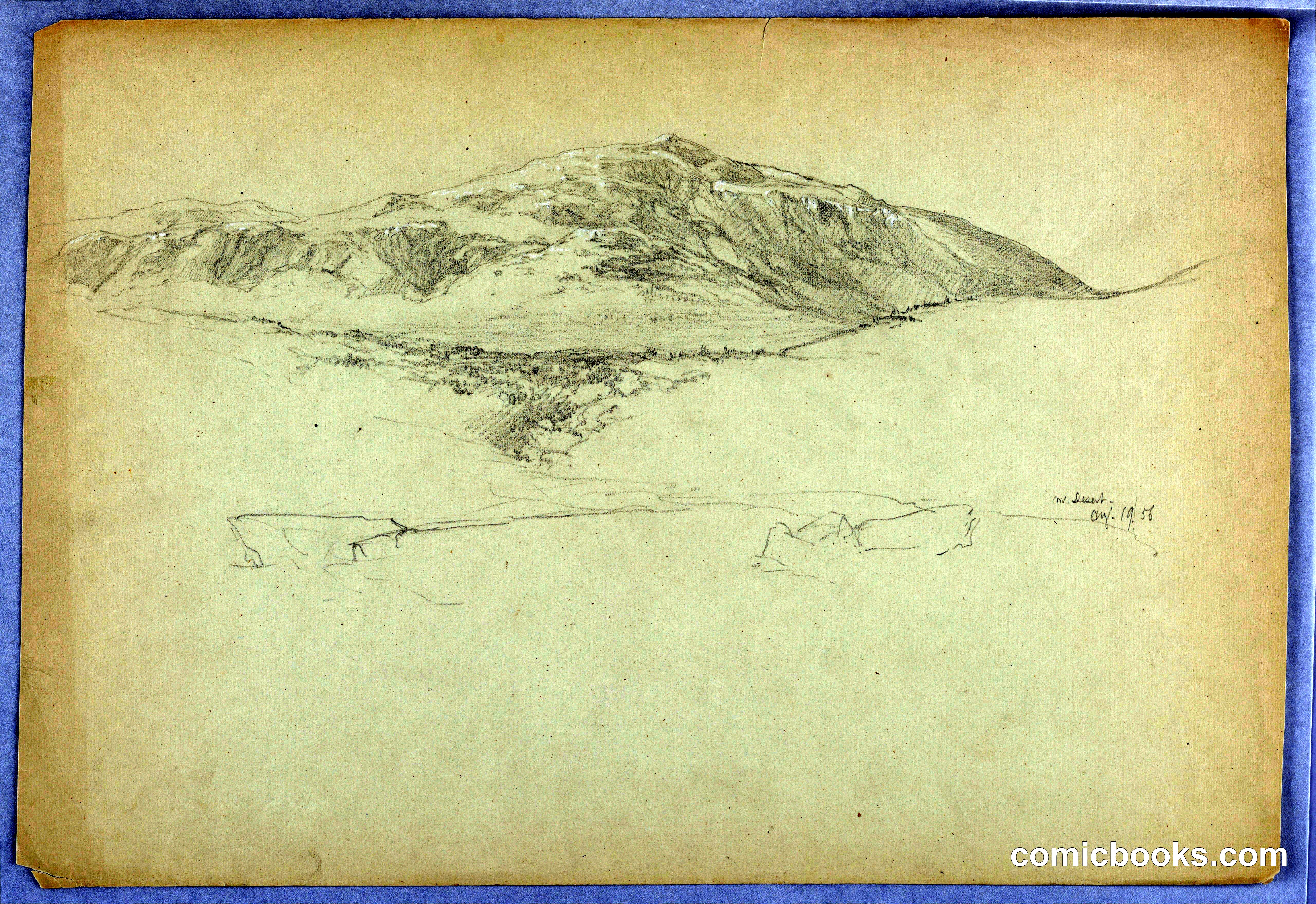 Landscape Sketch, Mount Desert, Maine