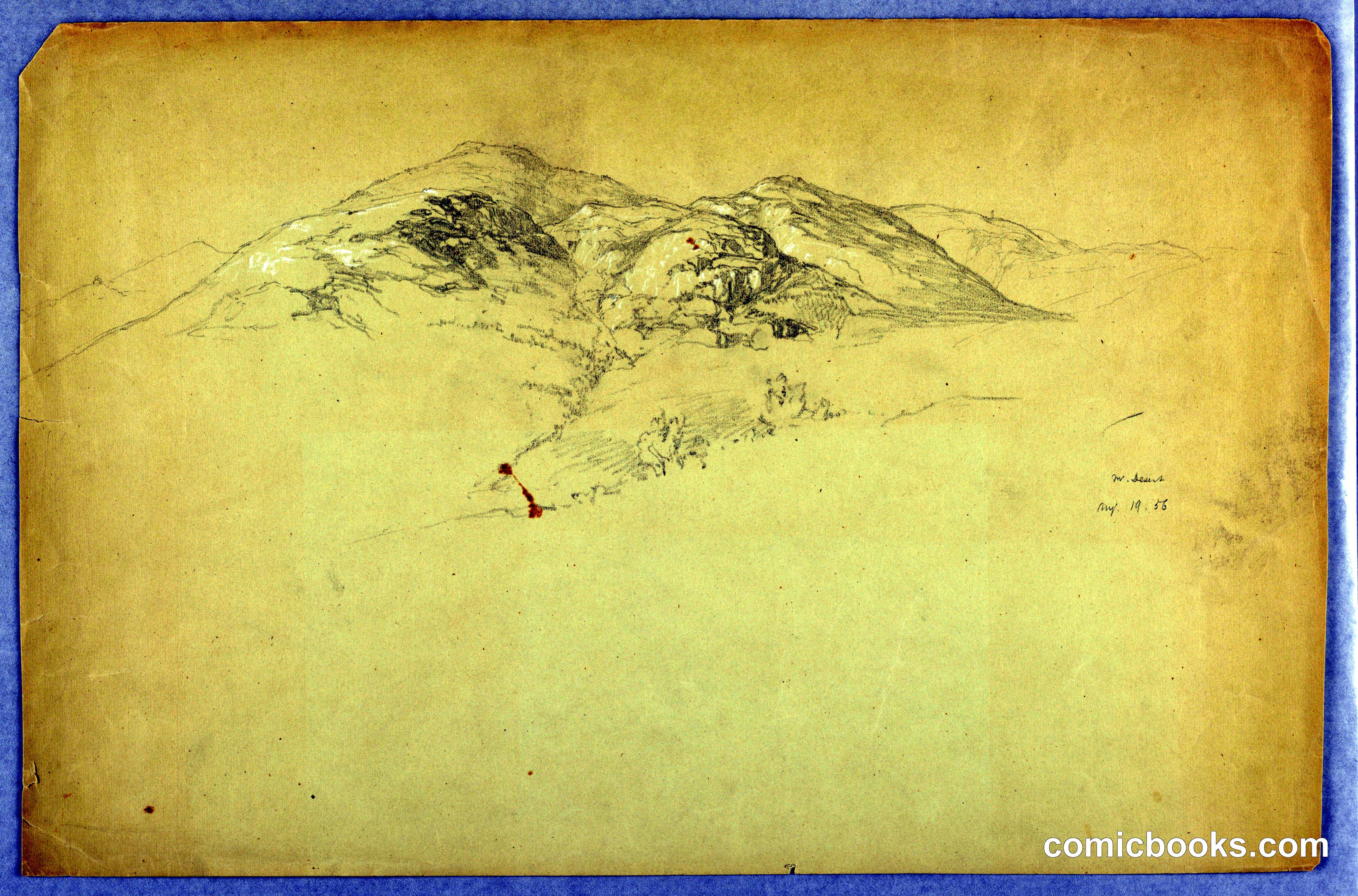 Landscape Sketch, Mount Desert, Maine