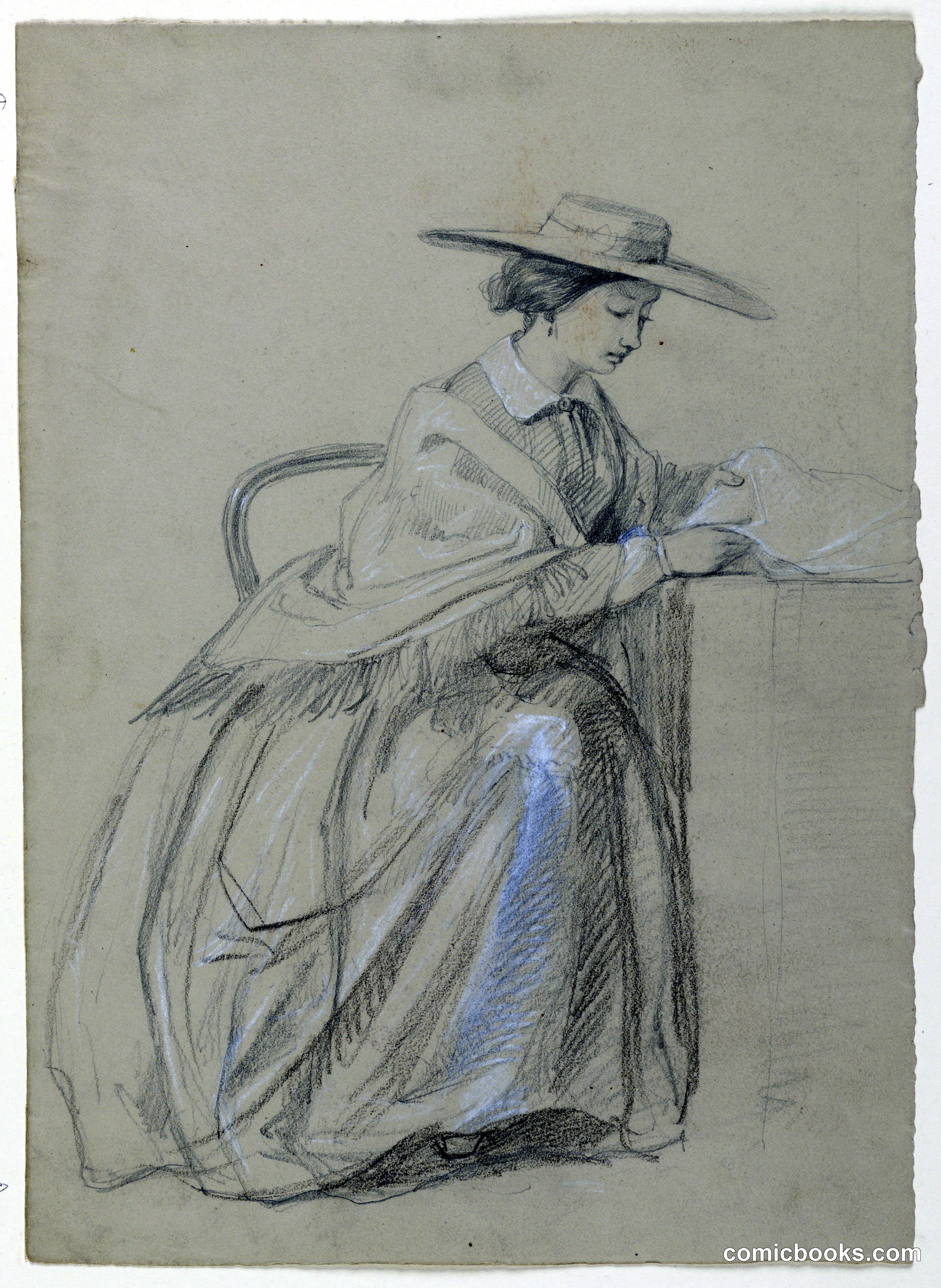 Mrs. Sheppard Gandy Seated