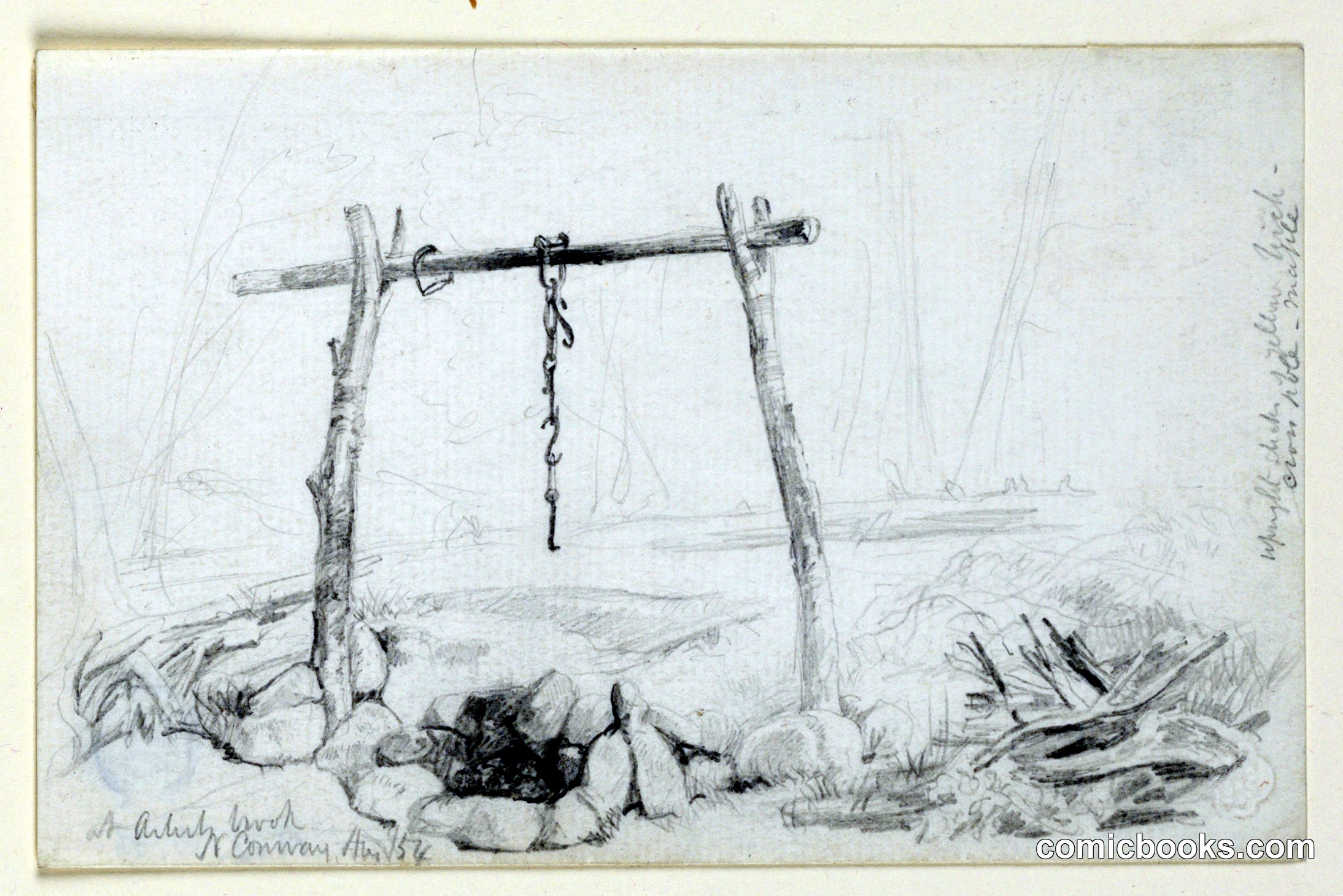Outside Fireplace, North Conway, New Hampshire