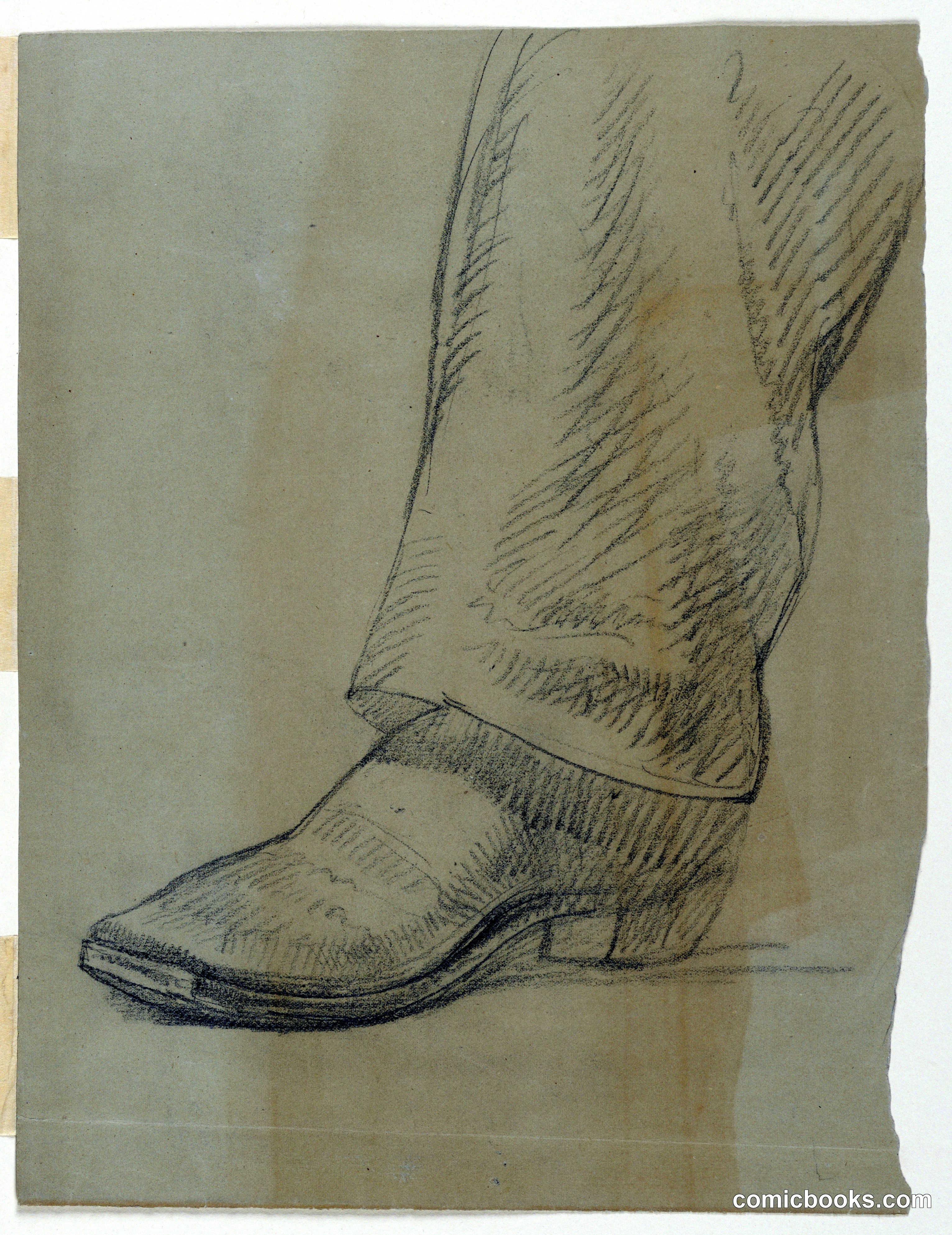 Study of a Foot for 'The Atlantic Cable Projectors'