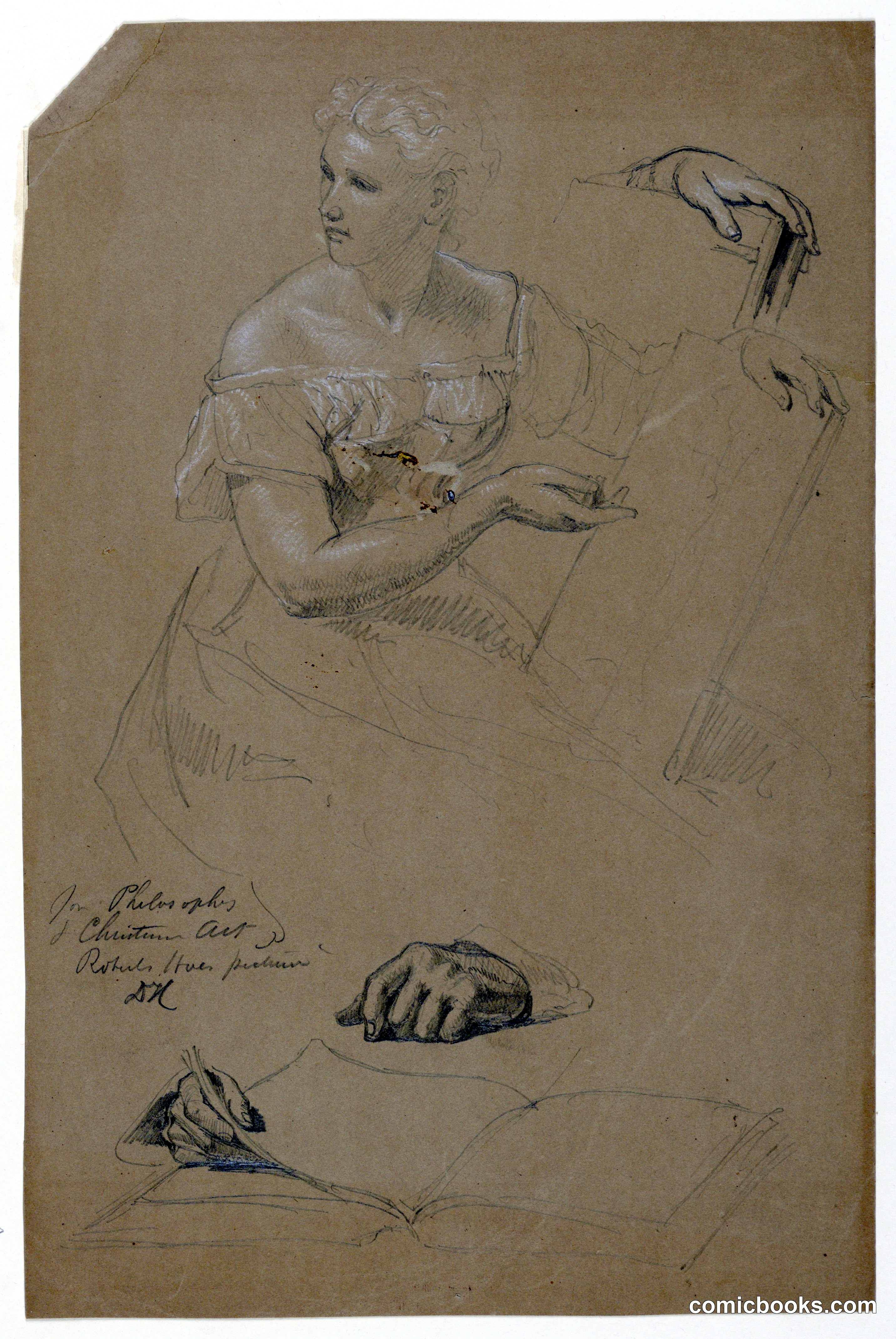Study of Woman for 'Philosophy and Christian Art'