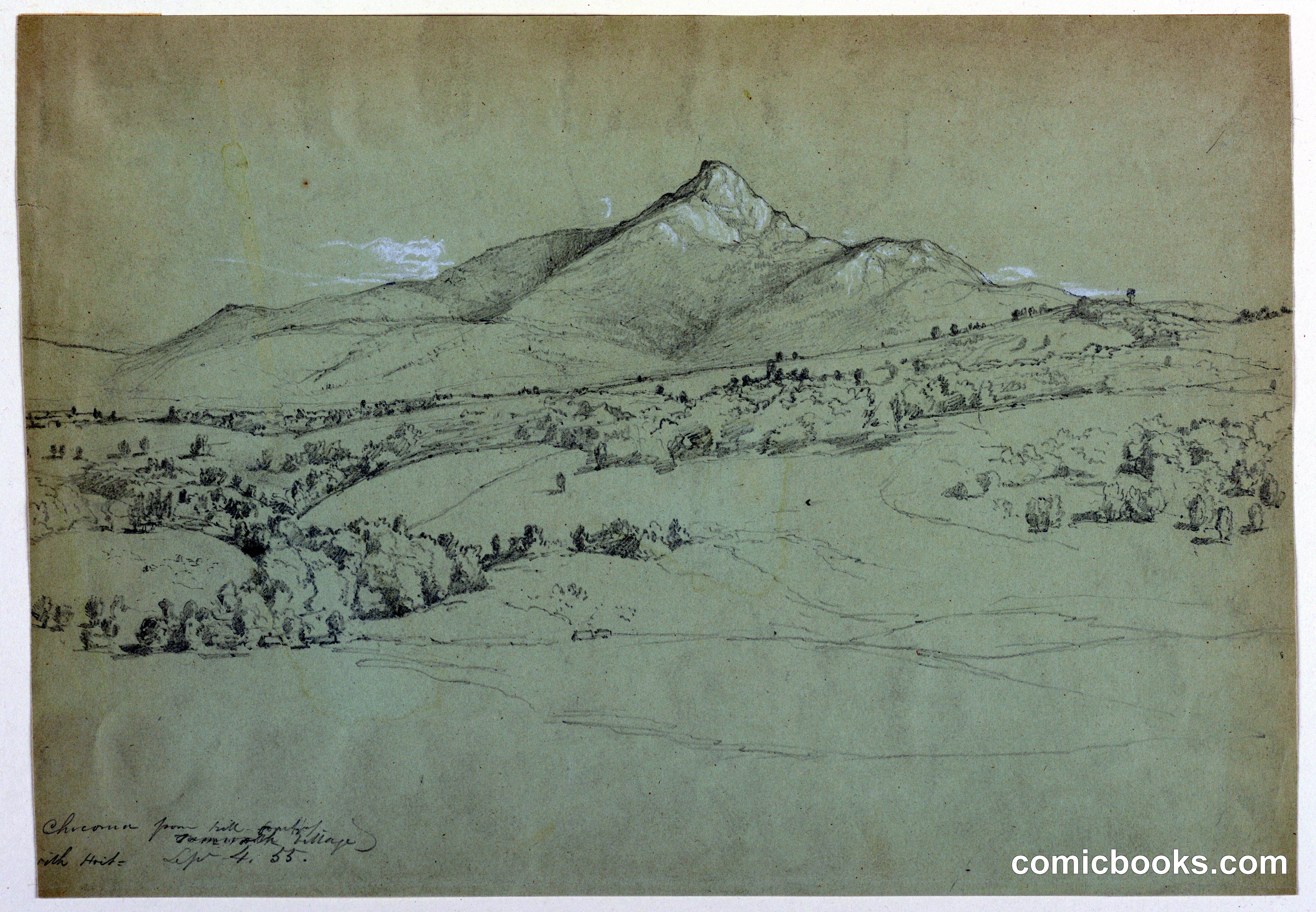 Mount Chocorua from Hill Near Tamworth Village