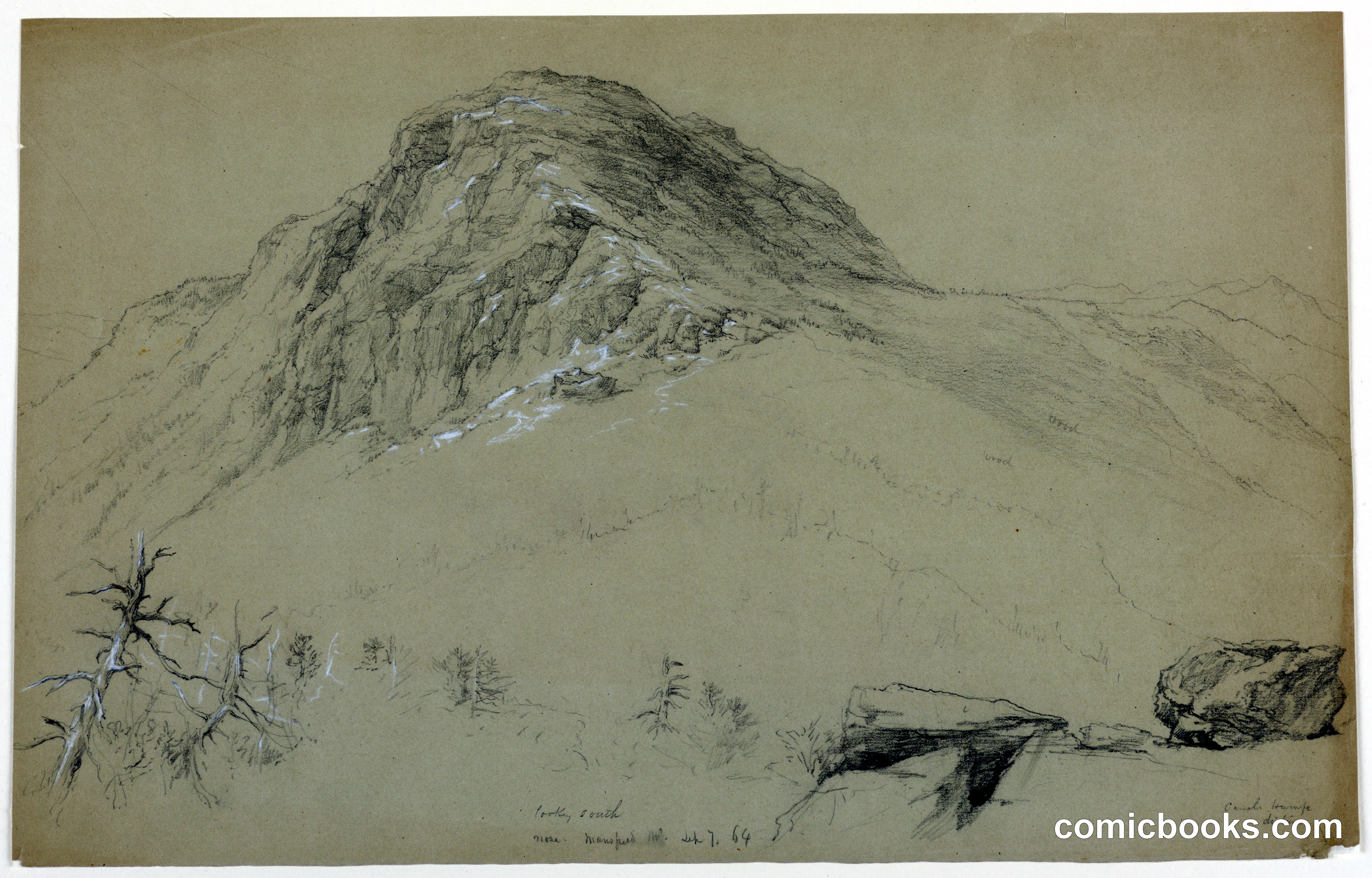 Looking South, Mount Mansfield, Vermont