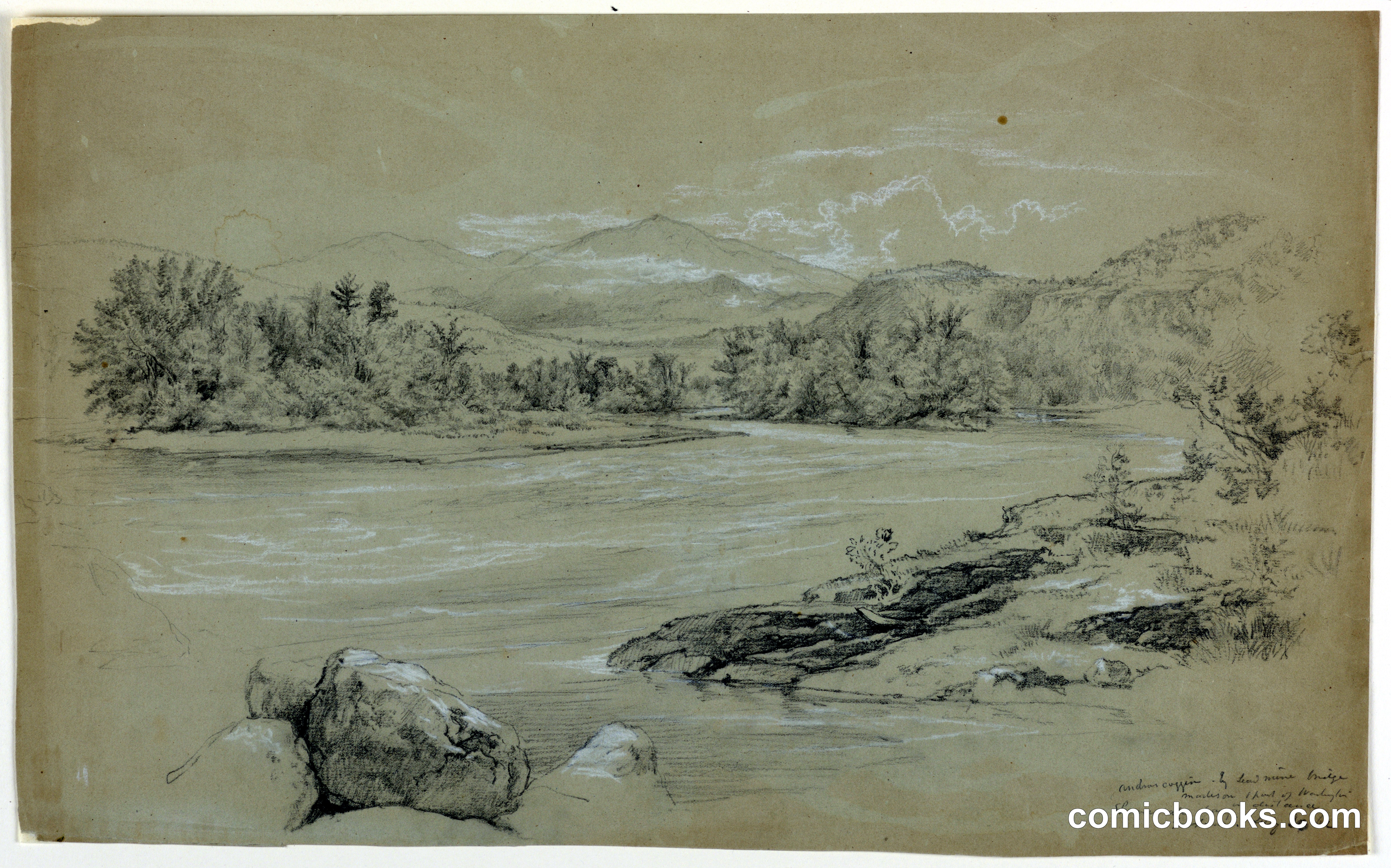 Androscoggin River by Lead Mine Bridge, Gorham, New Hampshire