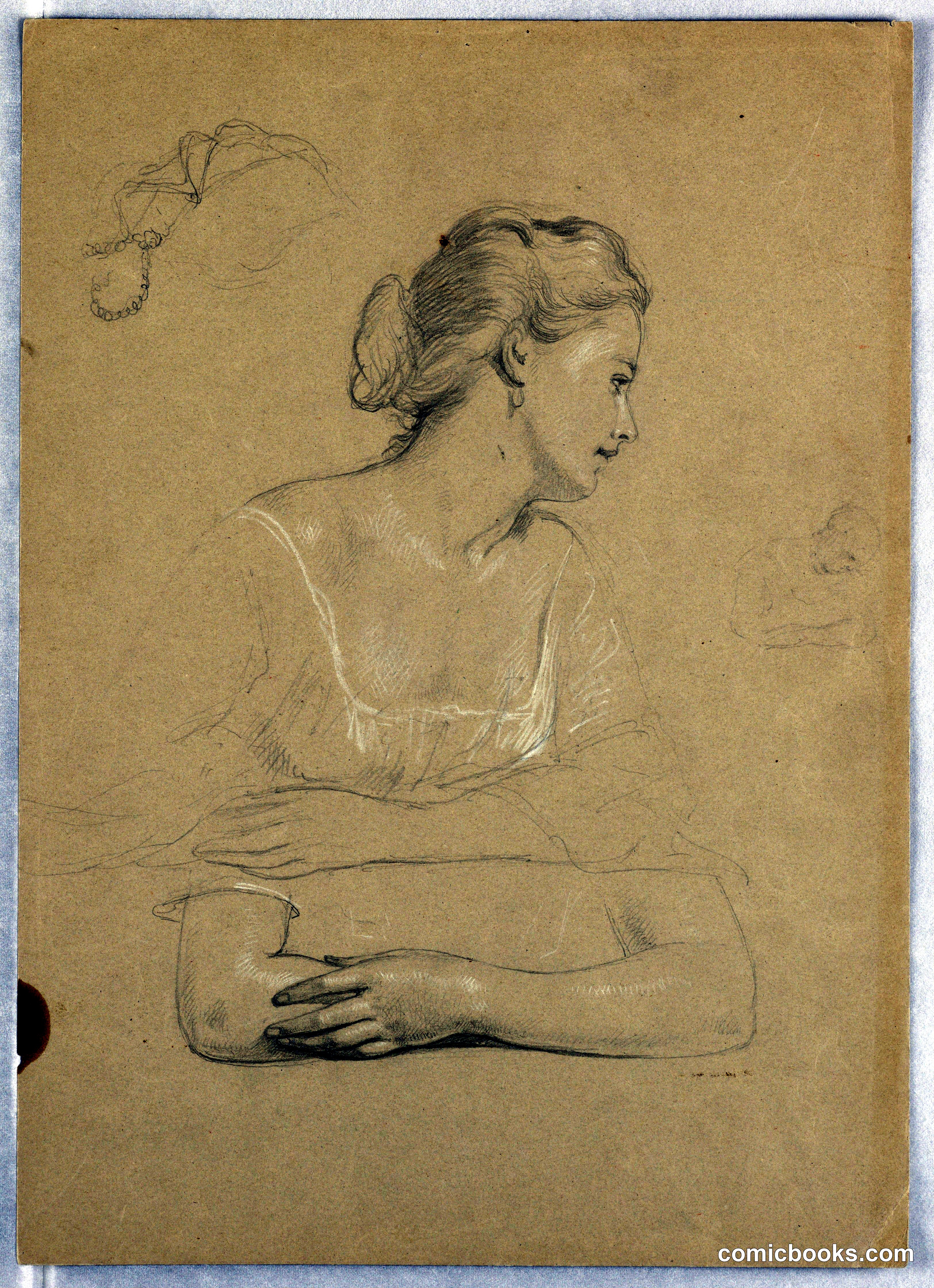 Study for 'Martha Washington Reception'