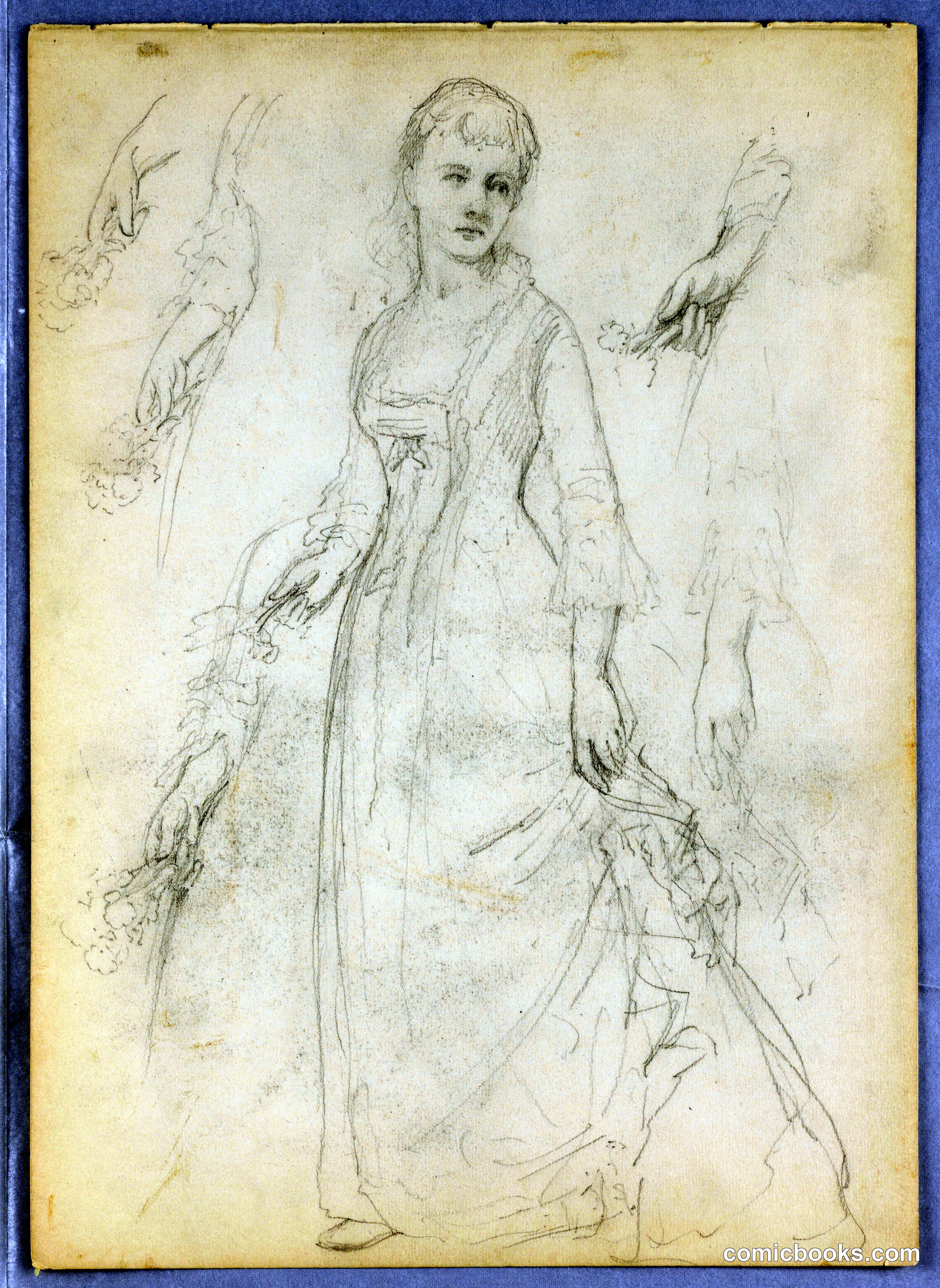 Study for 'Titian Showing'