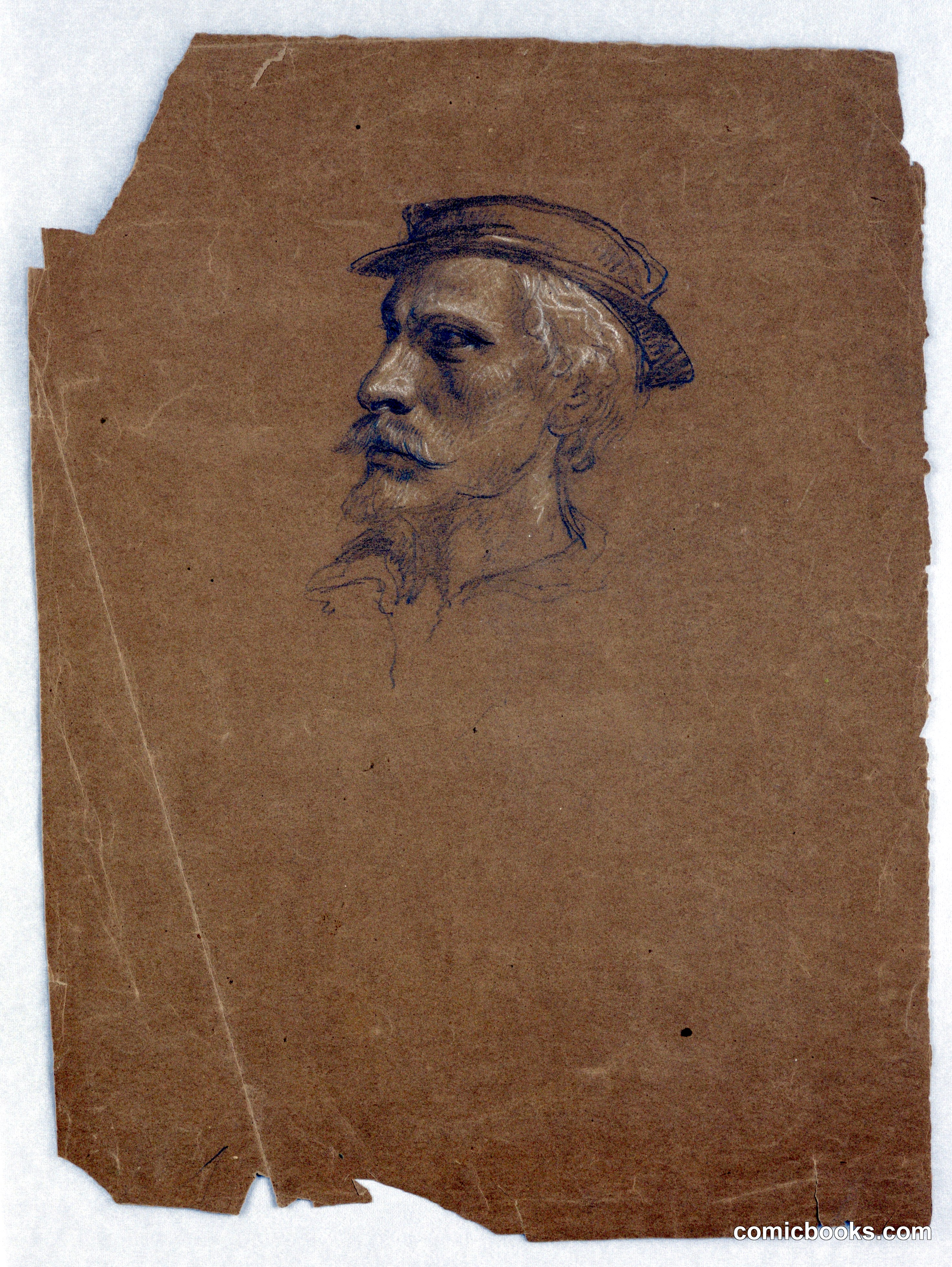Study of Titian for "Titian Showing the Entombment to Charles V and Clement VII"